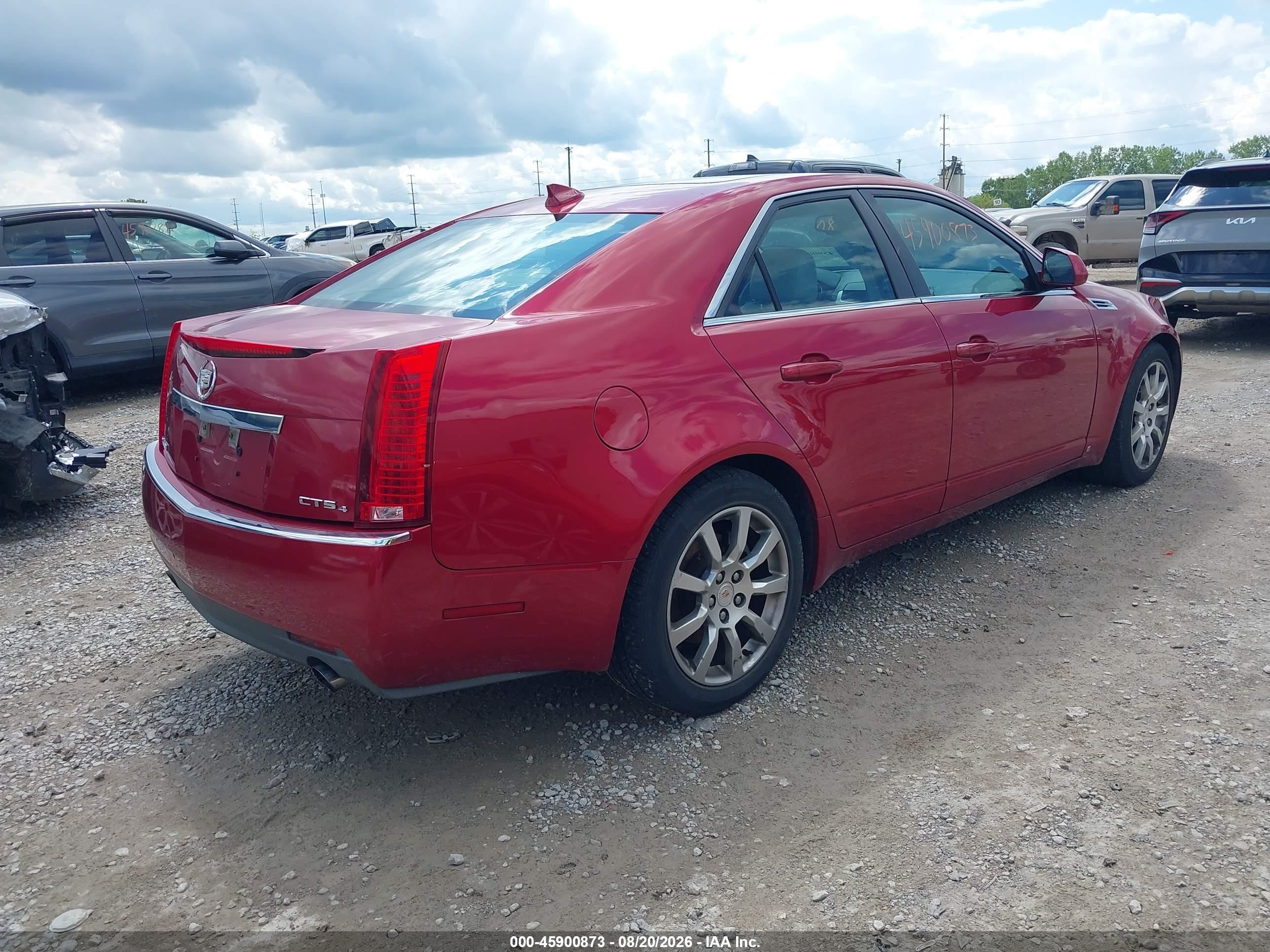 2009 Cadillac Cts Awd W/1sb Maroon vin: 1G6DT57V690107691