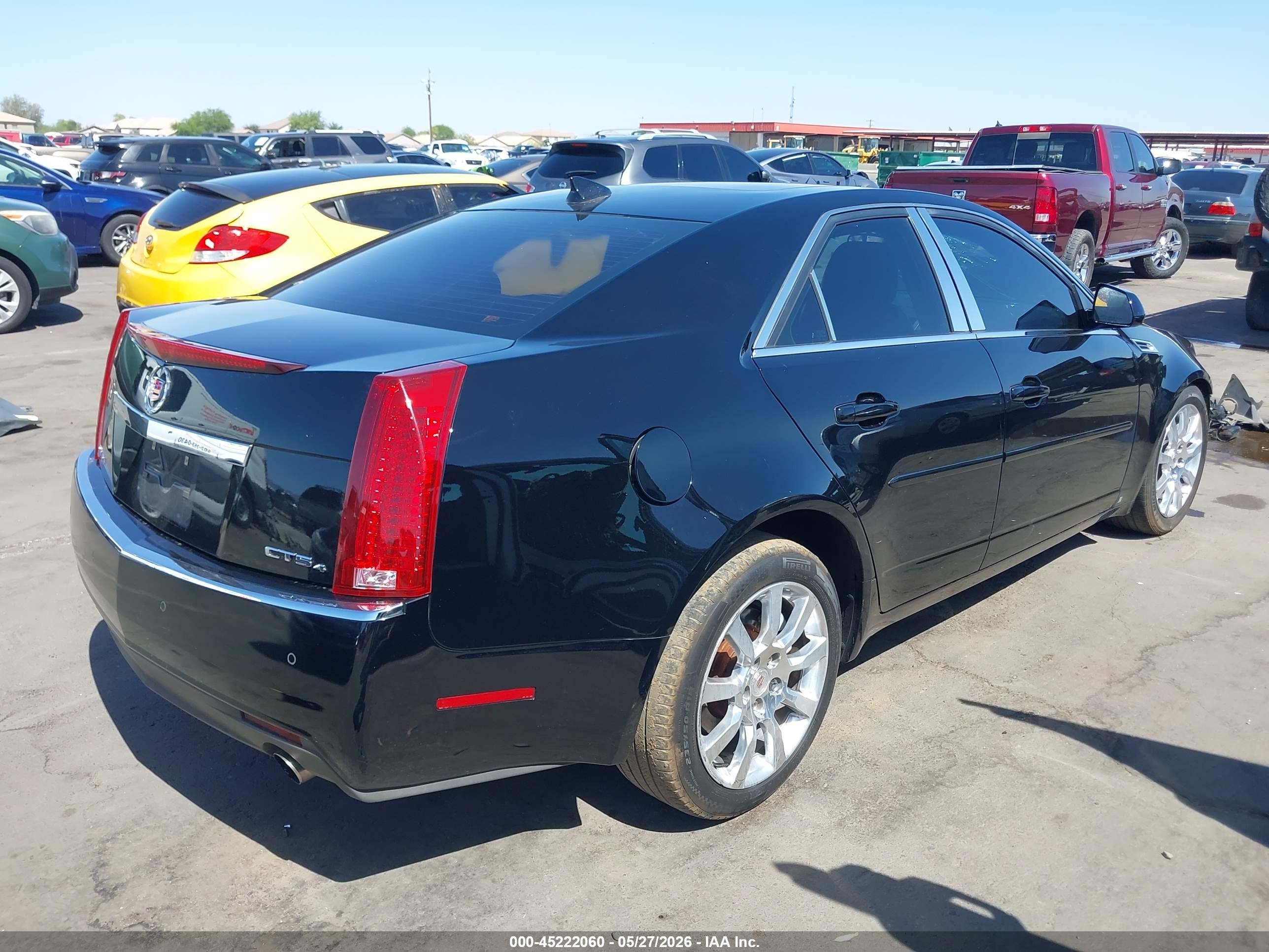 2009 Cadillac Cts Standard Black vin: 1G6DT57V690169950
