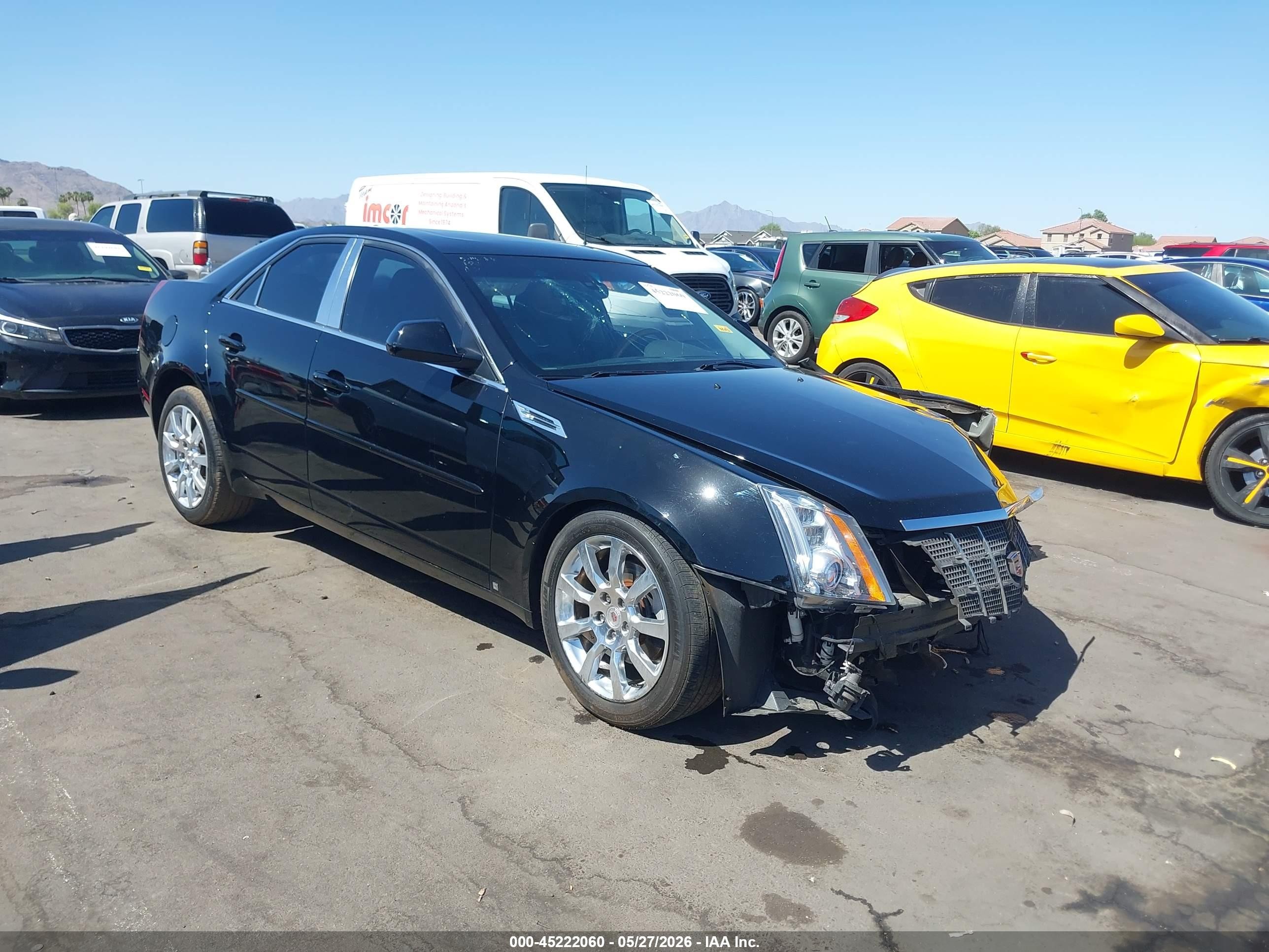 2009 Cadillac Cts Standard Black vin: 1G6DT57V690169950
