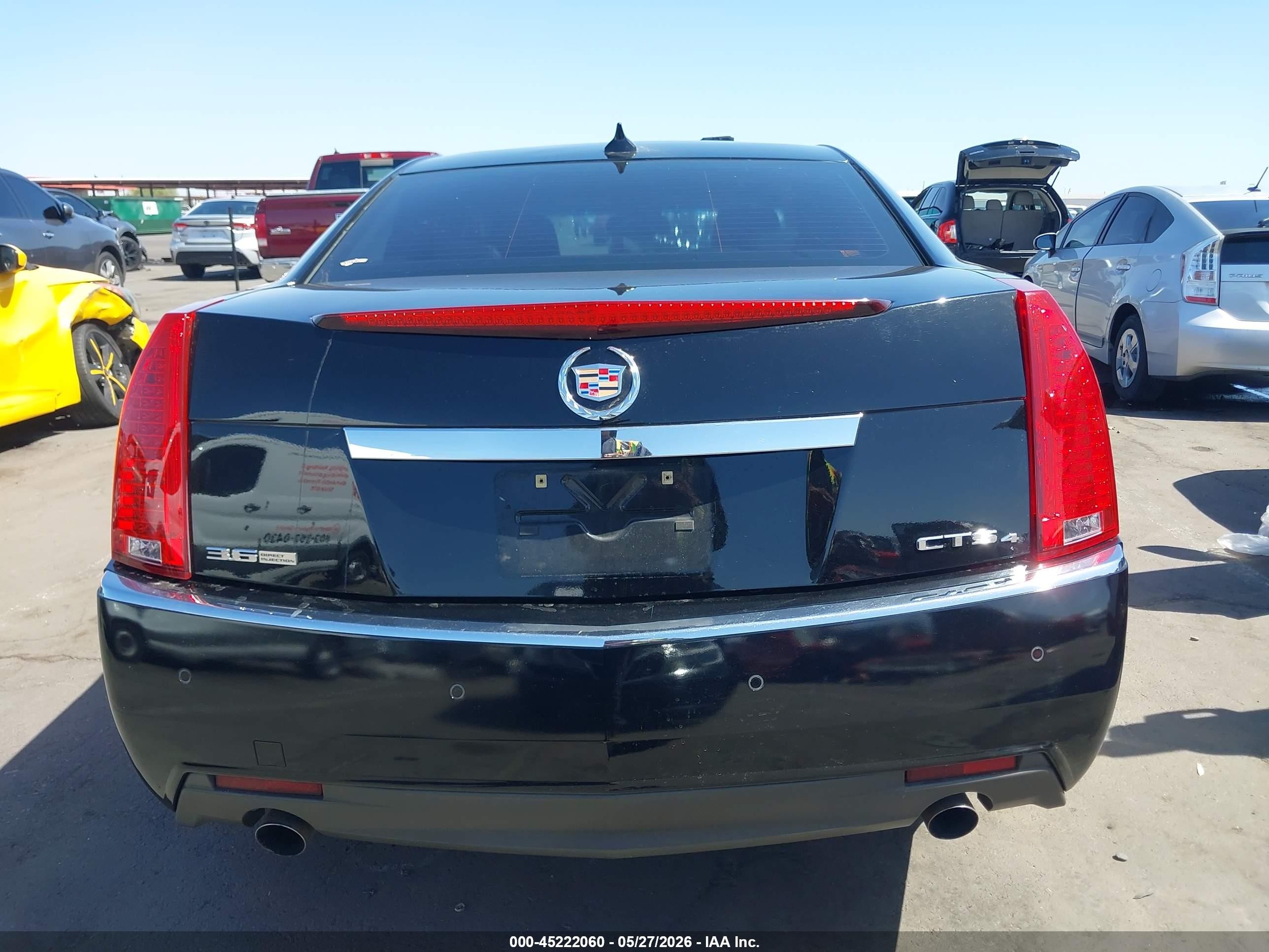 2009 Cadillac Cts Standard Black vin: 1G6DT57V690169950