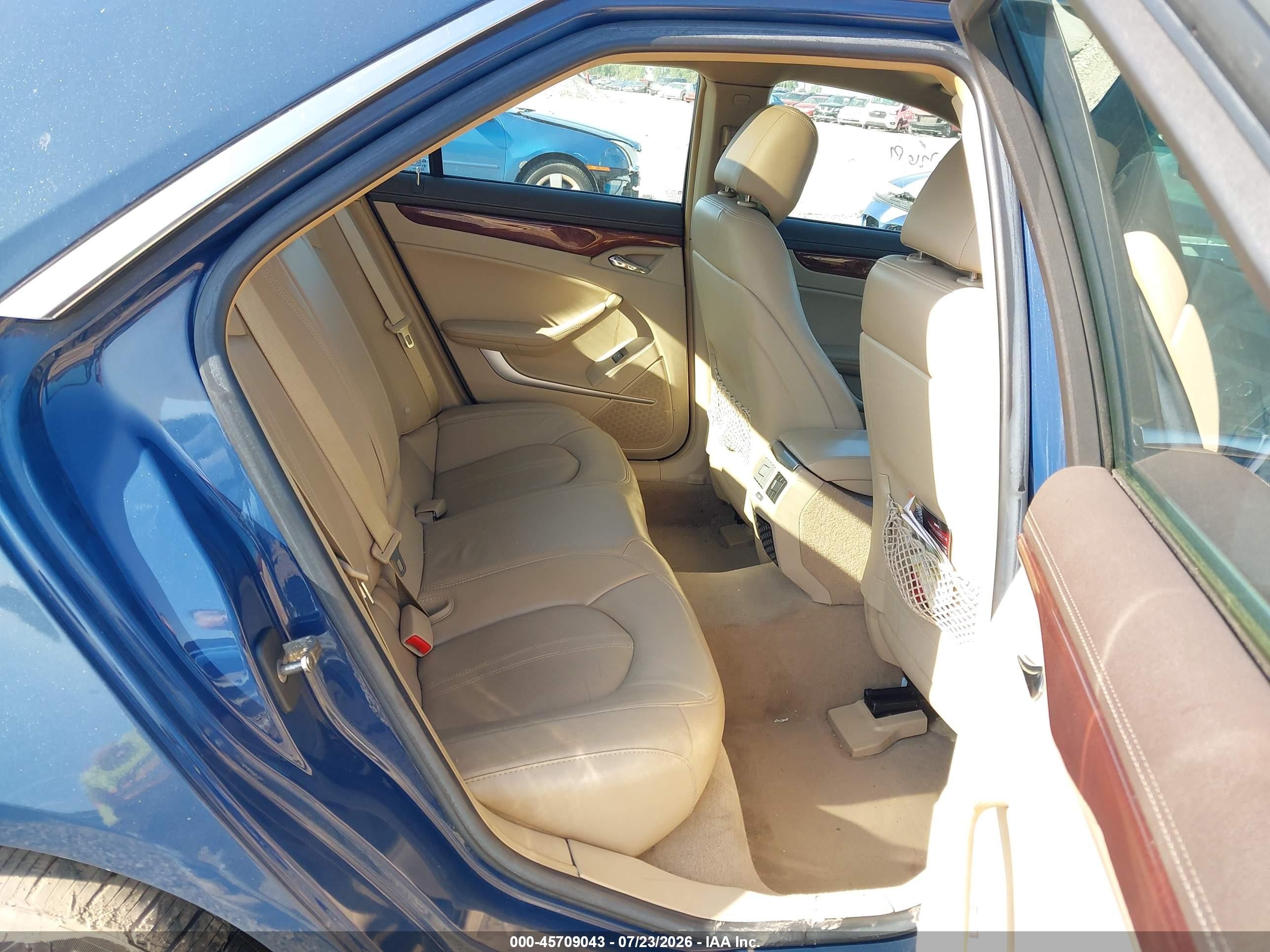 2009 Cadillac Cts Awd W/1sb Синий vin: 1G6DT57V690171620