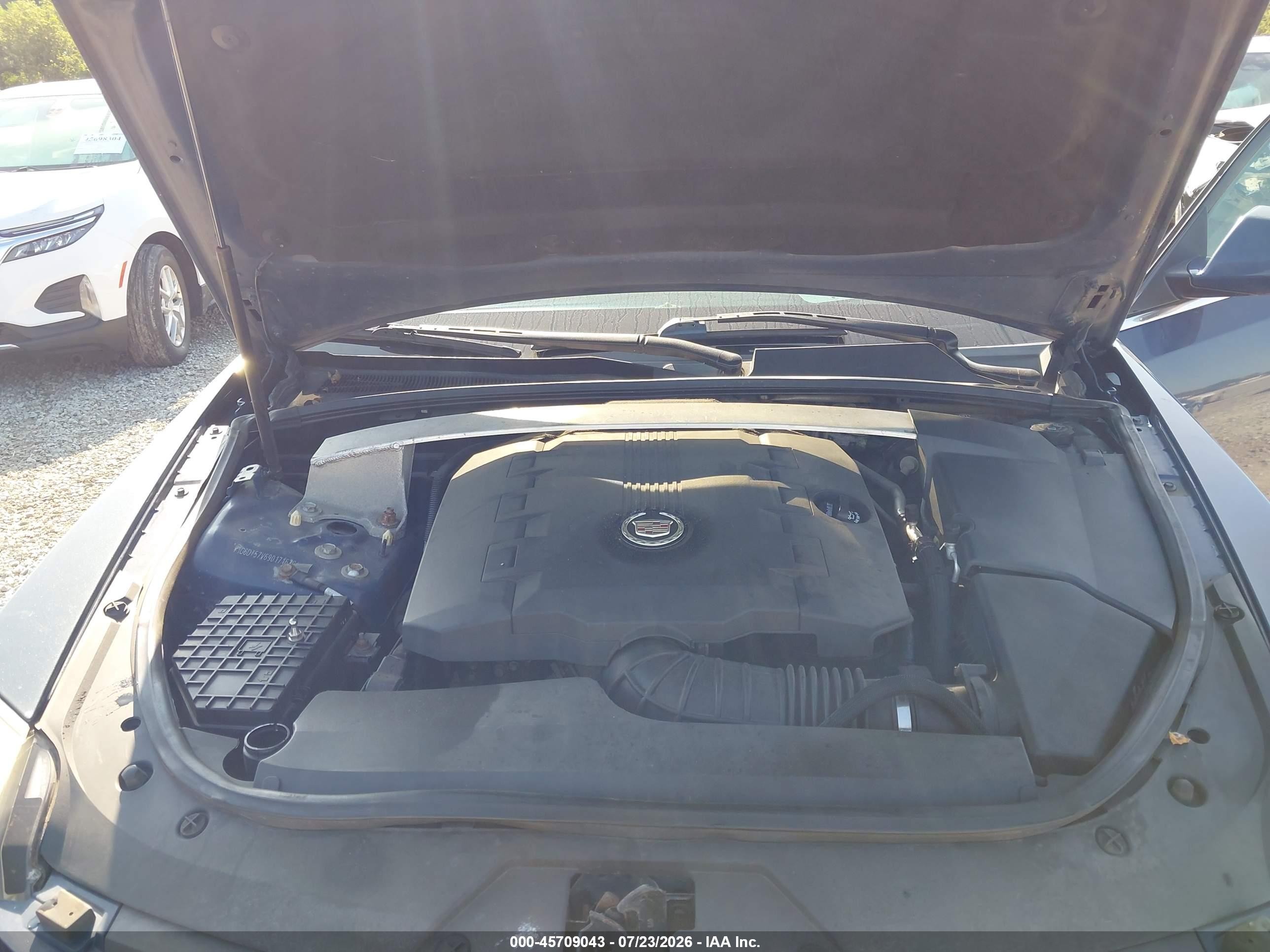2009 Cadillac Cts Awd W/1sb Синий vin: 1G6DT57V690171620