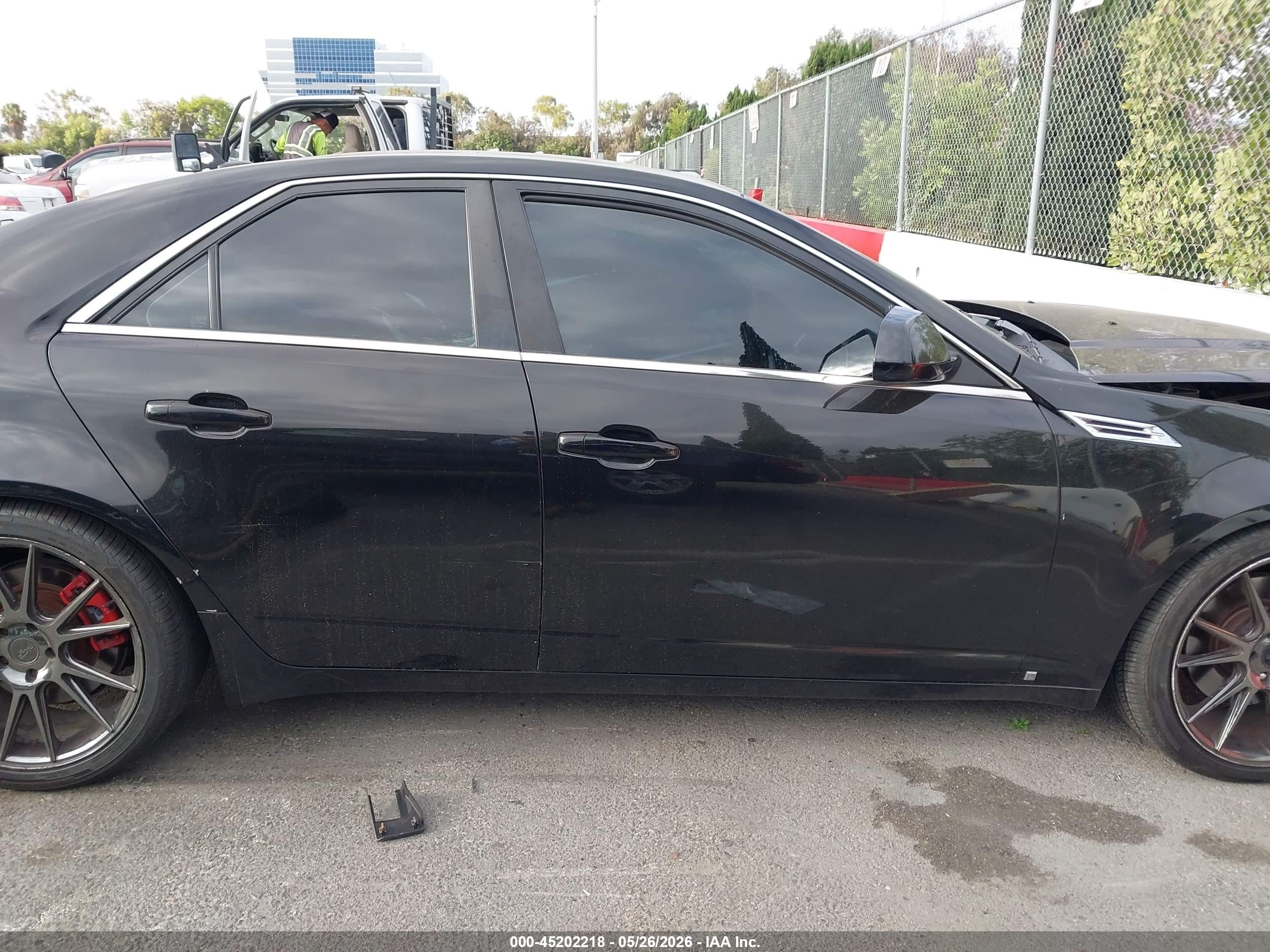 2008 Cadillac Cts Standard Black vin: 1G6DT57V780142075