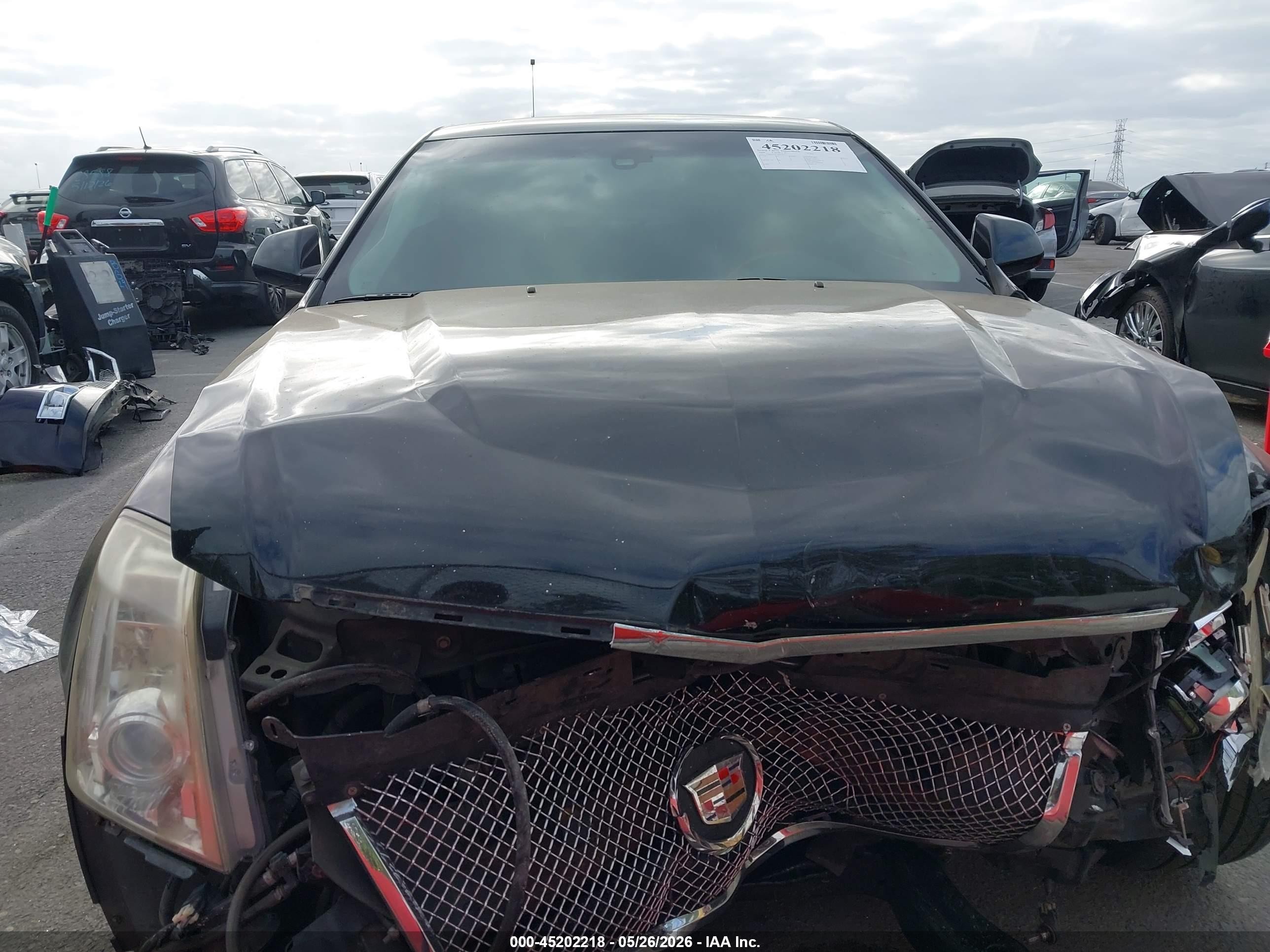 2008 Cadillac Cts Standard Black vin: 1G6DT57V780142075