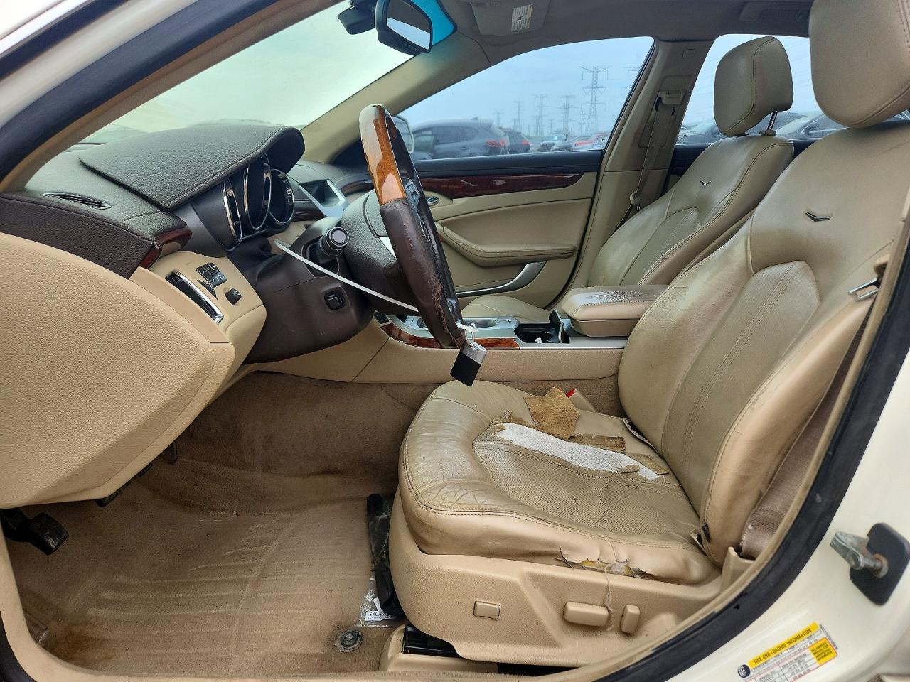 2009 Cadillac Cts Hi Feature V6 Cream vin: 1G6DT57V790105836