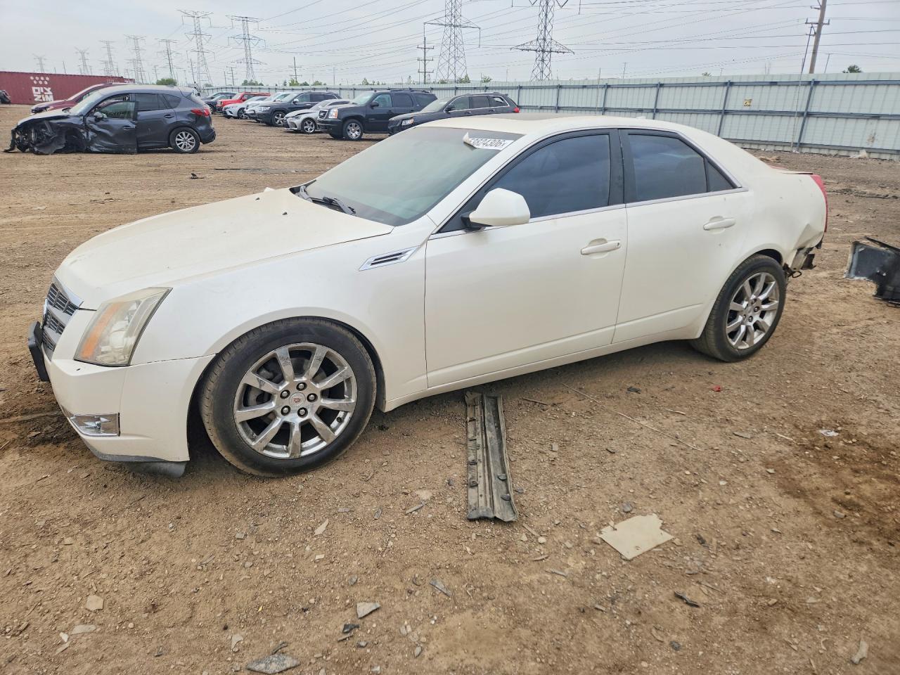 2009 Cadillac Cts Hi Feature V6 Cream vin: 1G6DT57V790105836
