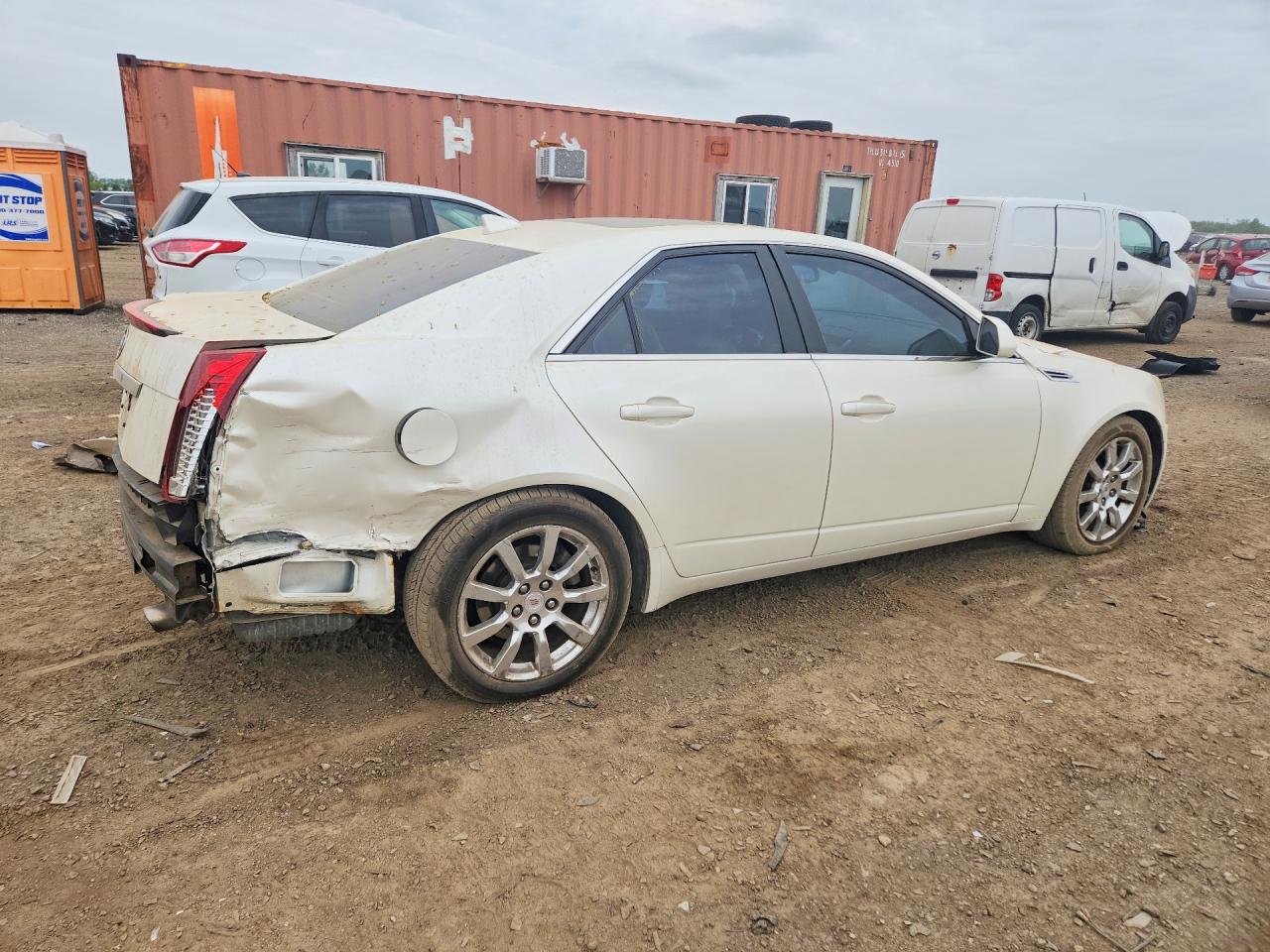 2009 Cadillac Cts Hi Feature V6 Cream vin: 1G6DT57V790105836