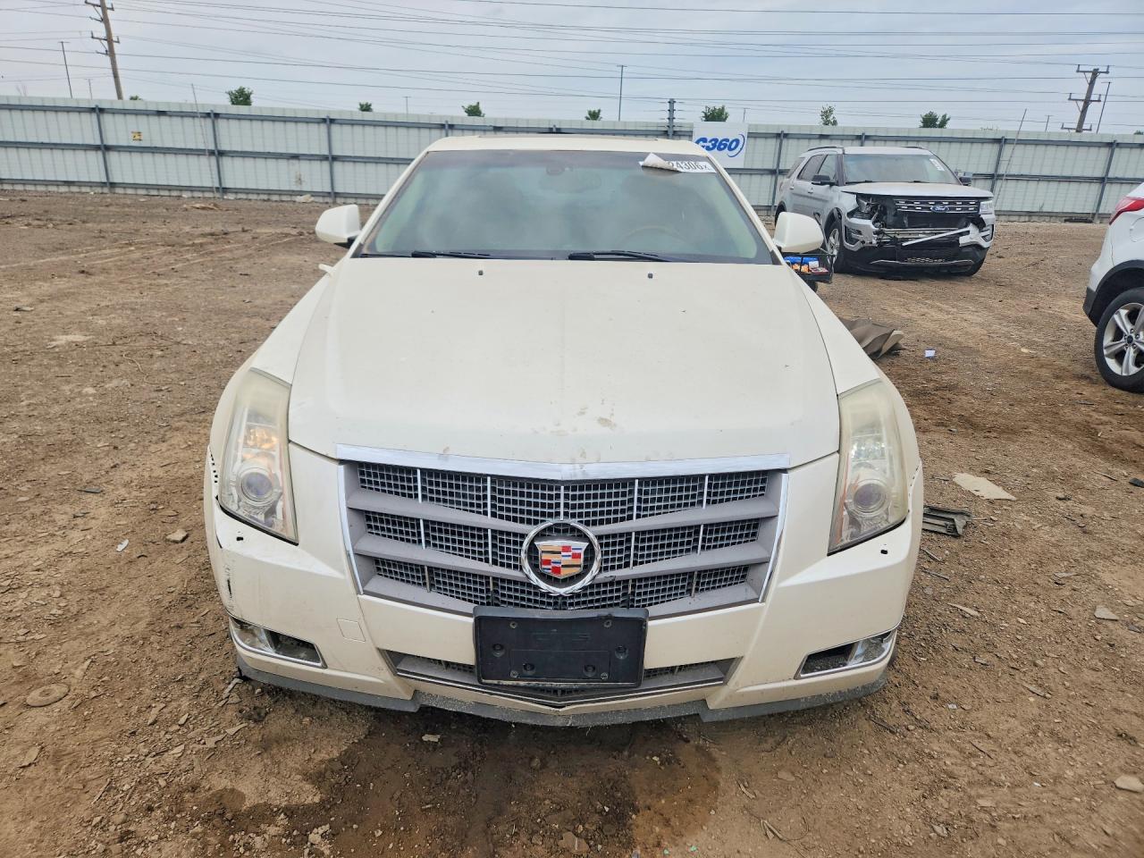 2009 Cadillac Cts Hi Feature V6 Cream vin: 1G6DT57V790105836