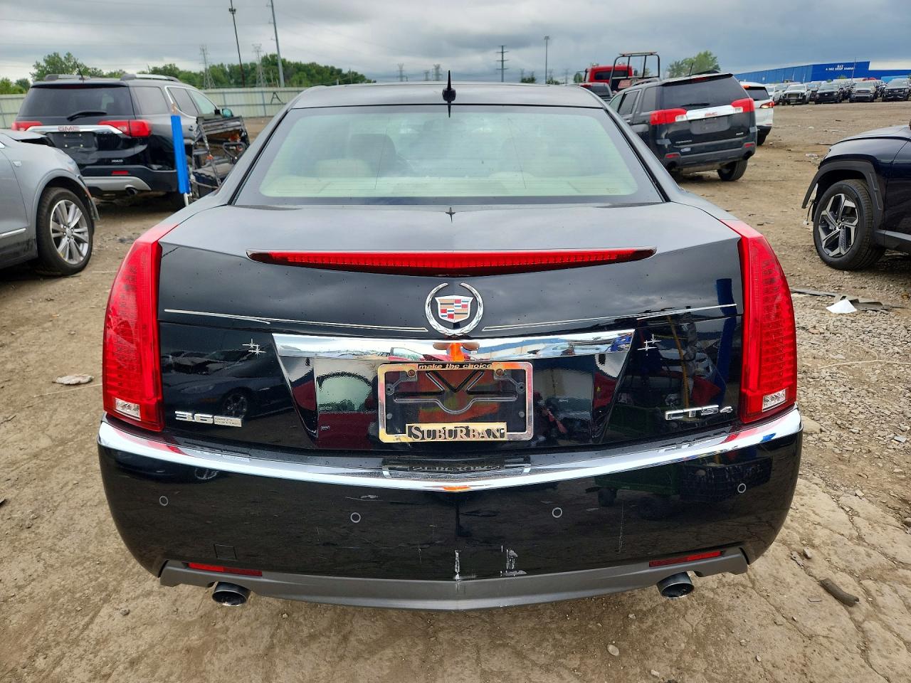 2008 Cadillac Cts Hi Feature V6 Черный vin: 1G6DT57V880188613