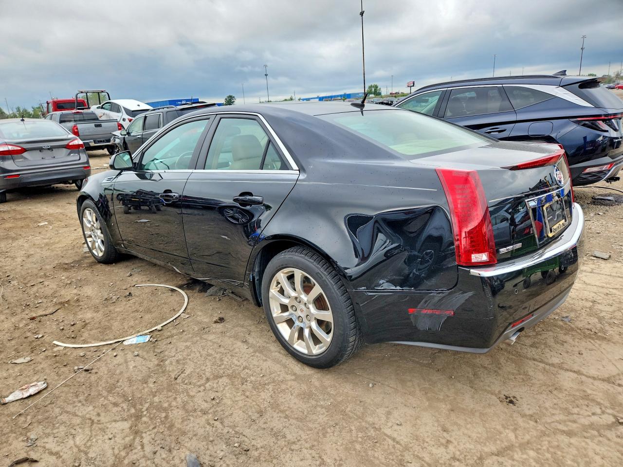 2008 Cadillac Cts Hi Feature V6 Черный vin: 1G6DT57V880188613