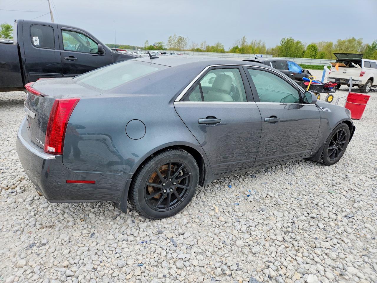 2008 Cadillac Cts Hi Feature V6 Gray vin: 1G6DT57V880191883