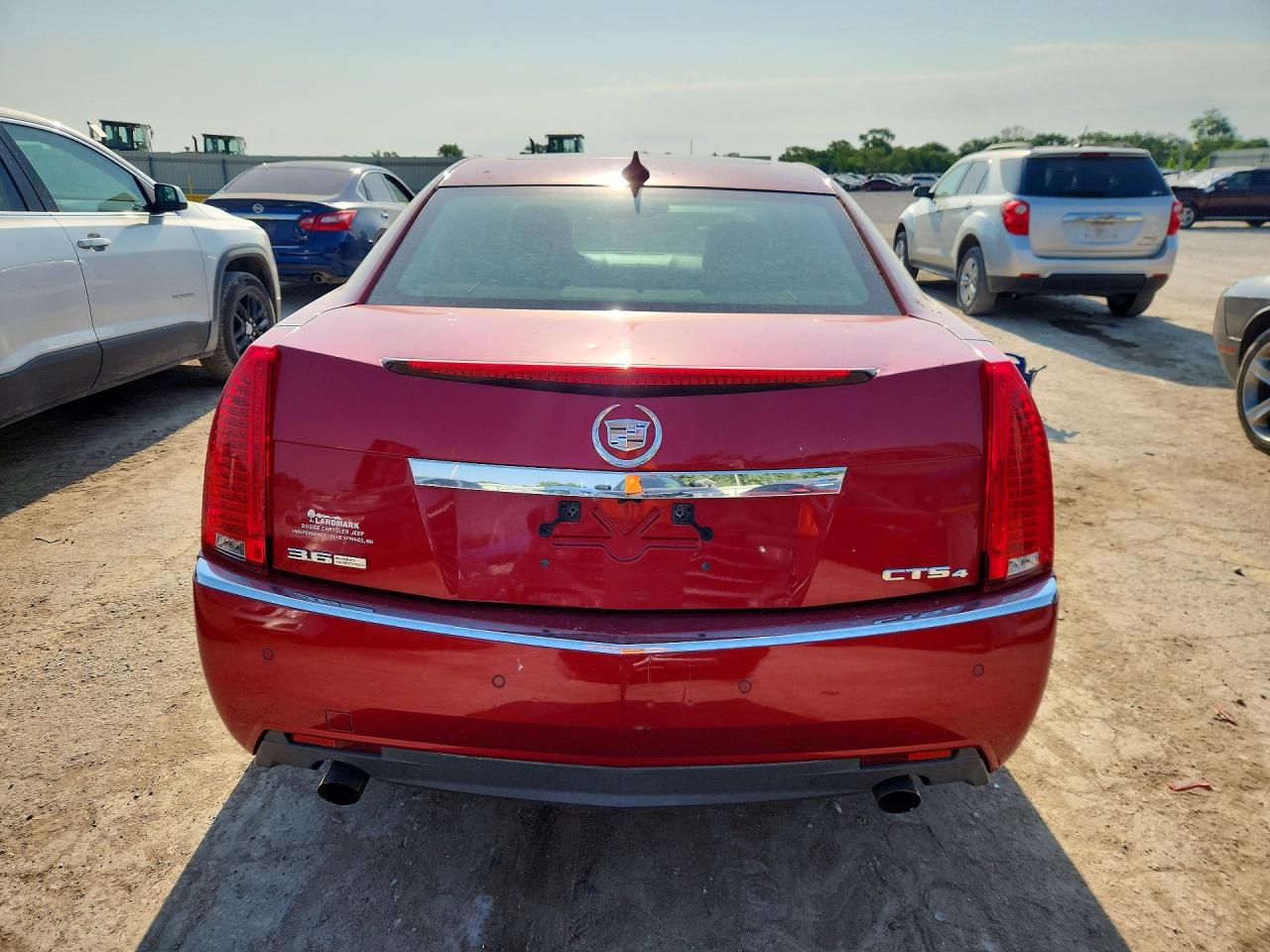 2009 Cadillac Cts Hi Feature V6 Red vin: 1G6DT57V890125156