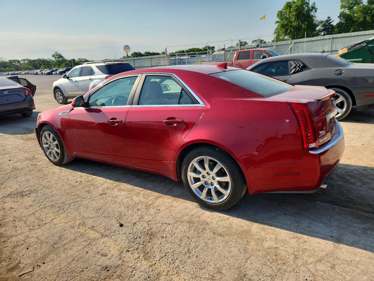 2009 Cadillac Cts Hi Feature V6 Red vin: 1G6DT57V890125156