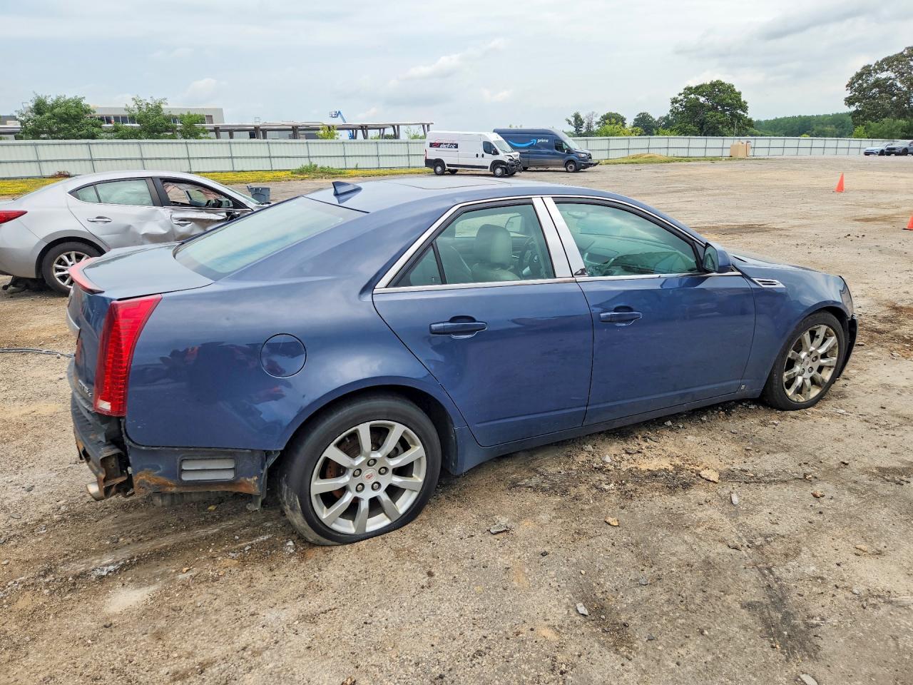 2009 Cadillac Cts Hi Feature V6 Blue vin: 1G6DT57V990144282