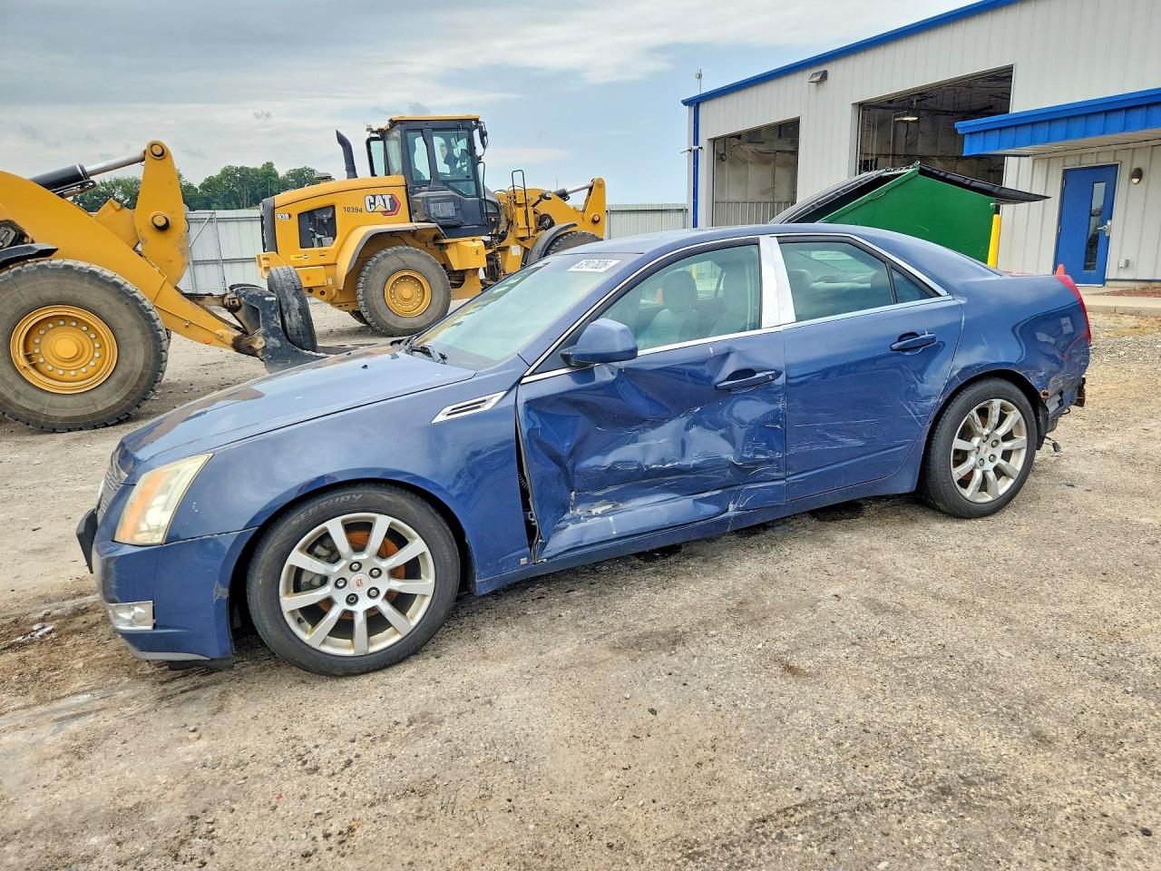 2009 Cadillac Cts Hi Feature V6 Blue vin: 1G6DT57V990144282