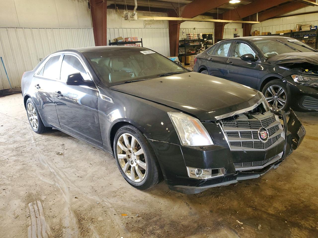 2009 Cadillac Cts Hi Feature V6 Black vin: 1G6DT57VX90129449
