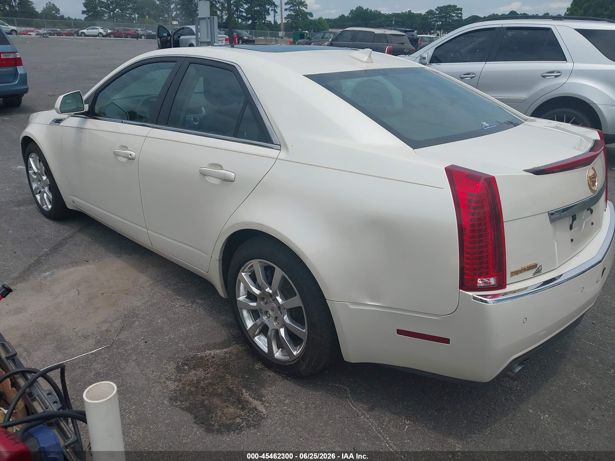2009 Cadillac Cts Awd W/1sb Cream vin: 1G6DT57VX90150074