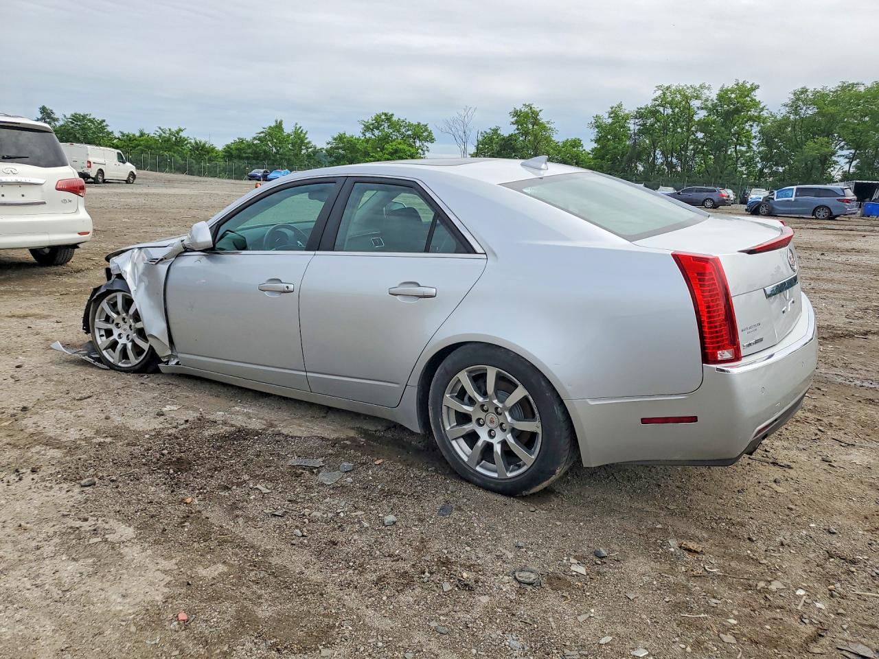 2009 Cadillac Cts Hi Feature V6 Silver vin: 1G6DT57VX90173595