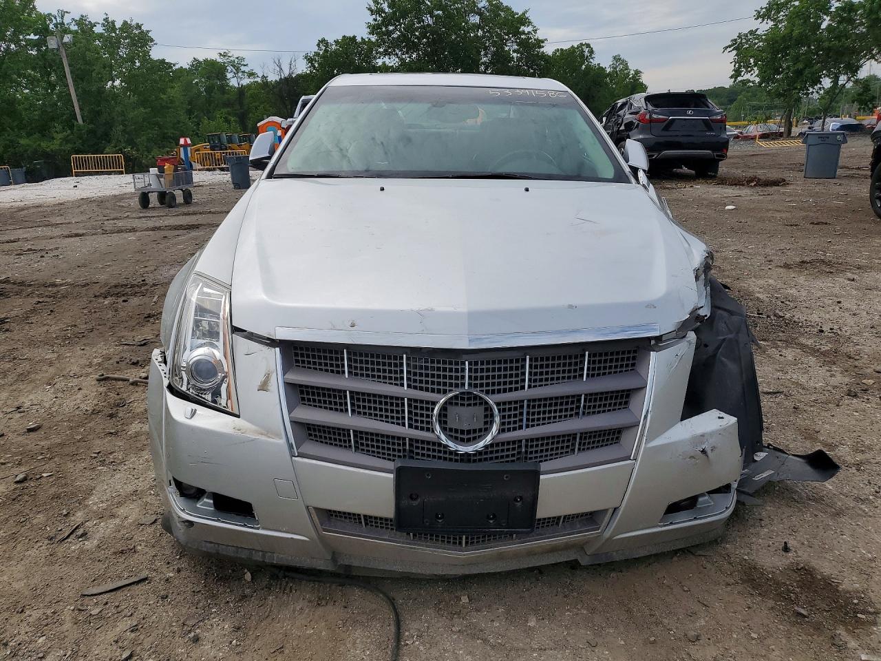 2009 Cadillac Cts Hi Feature V6 Silver vin: 1G6DT57VX90173595