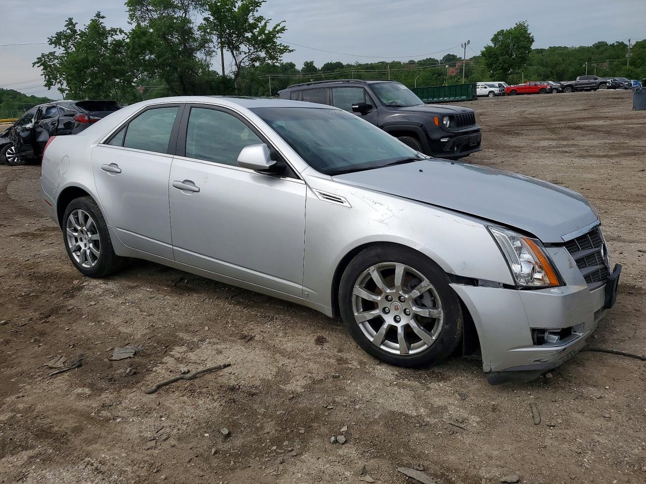 2009 Cadillac Cts Hi Feature V6 Silver vin: 1G6DT57VX90173595