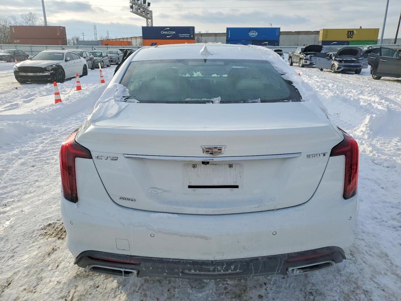 2024 Cadillac Ct5 Premium Luxury White vin: 1G6DT5RK9R0112273