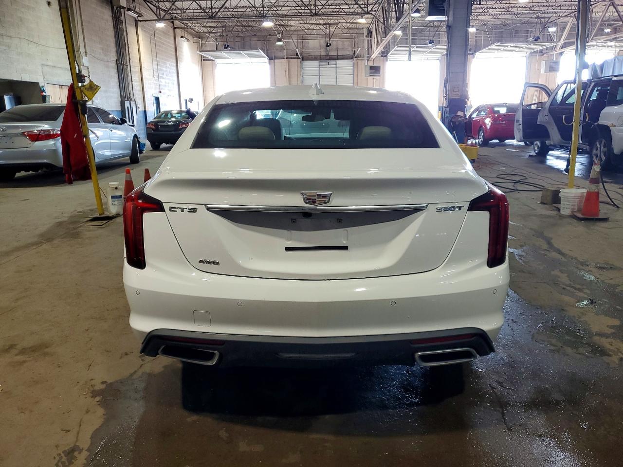 2022 Cadillac Ct5 Premium Luxury White vin: 1G6DT5RKXN0110588