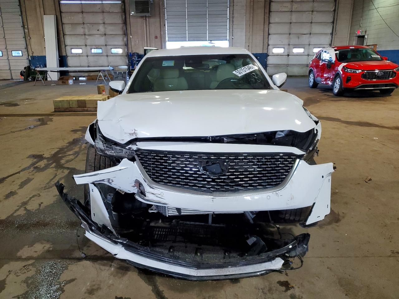 2022 Cadillac Ct5 Premium Luxury White vin: 1G6DT5RKXN0110588
