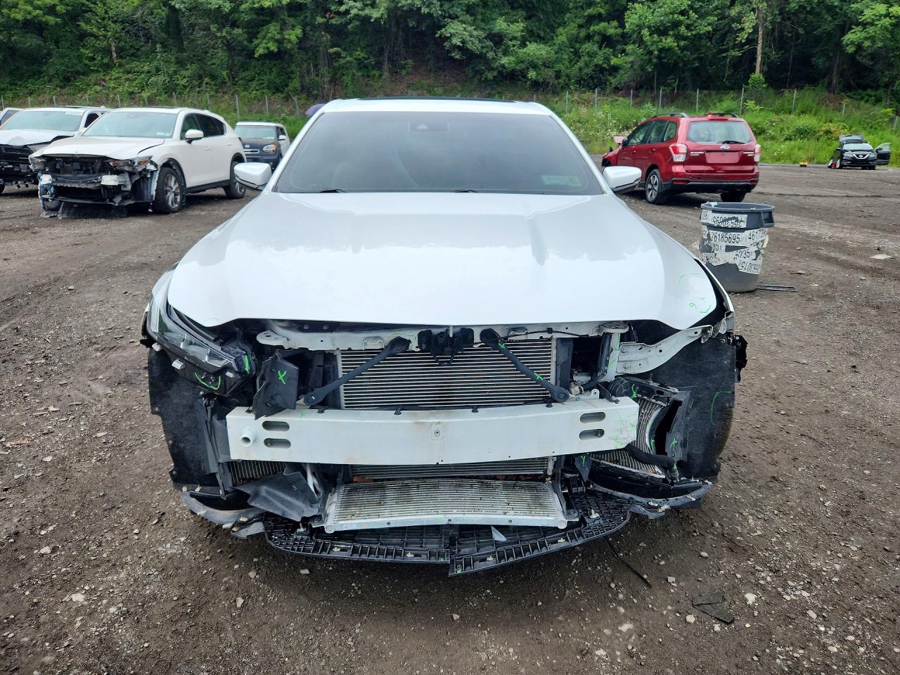 2021 Cadillac Ct5 Premium Luxury White vin: 1G6DT5RW9M0120448