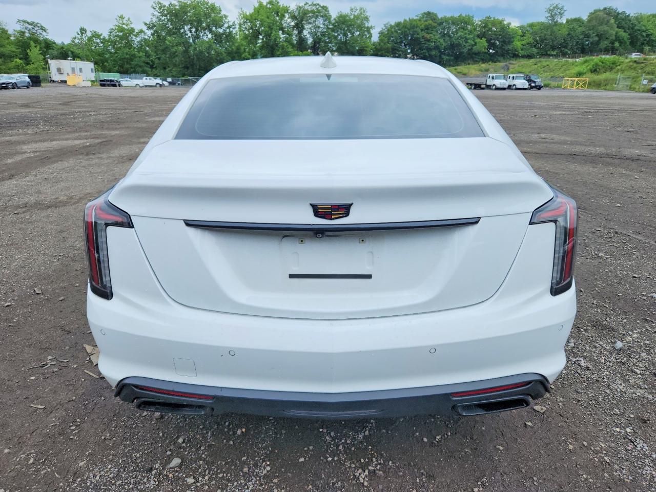 2021 Cadillac Ct5 Premium Luxury White vin: 1G6DT5RW9M0120448