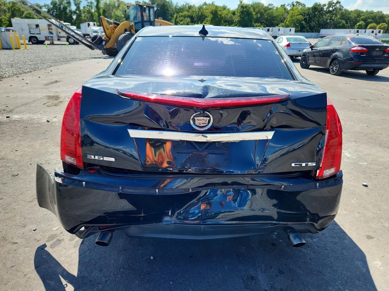 2009 Cadillac Cts Hi Feature V6 Black vin: 1G6DU57V290127532