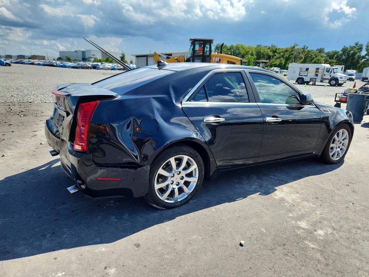 2009 Cadillac Cts Hi Feature V6 Black vin: 1G6DU57V290127532