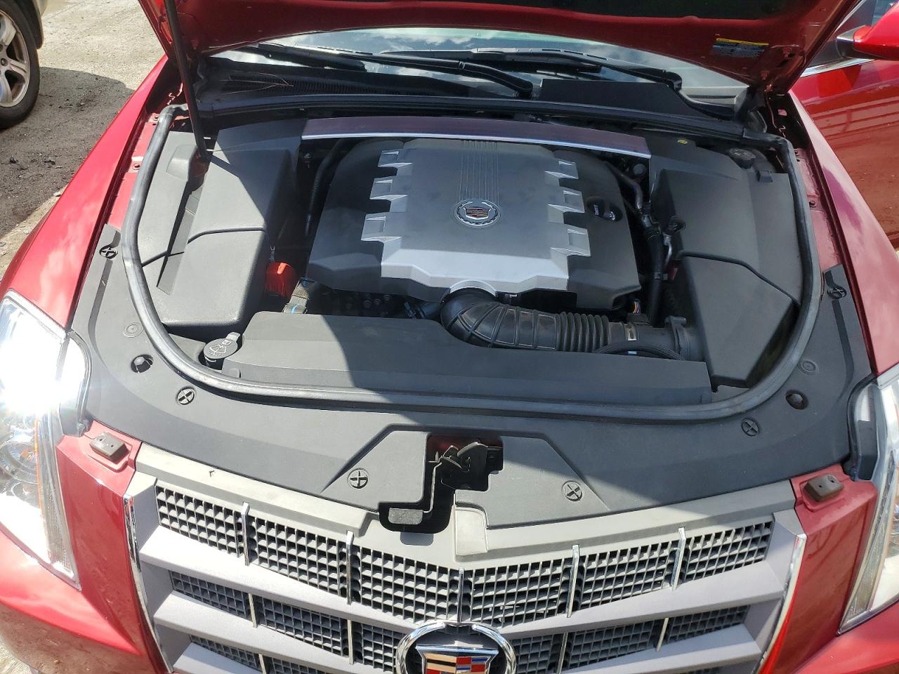 2009 Cadillac Cts Hi Feature V6 Red vin: 1G6DU57V290143116