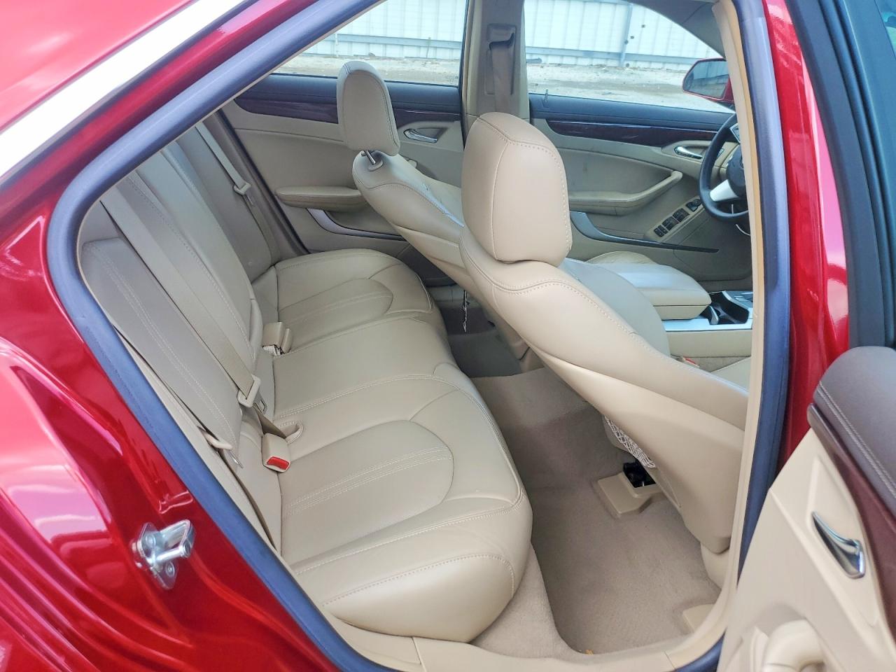 2009 Cadillac Cts Hi Feature V6 Red vin: 1G6DU57V290143116