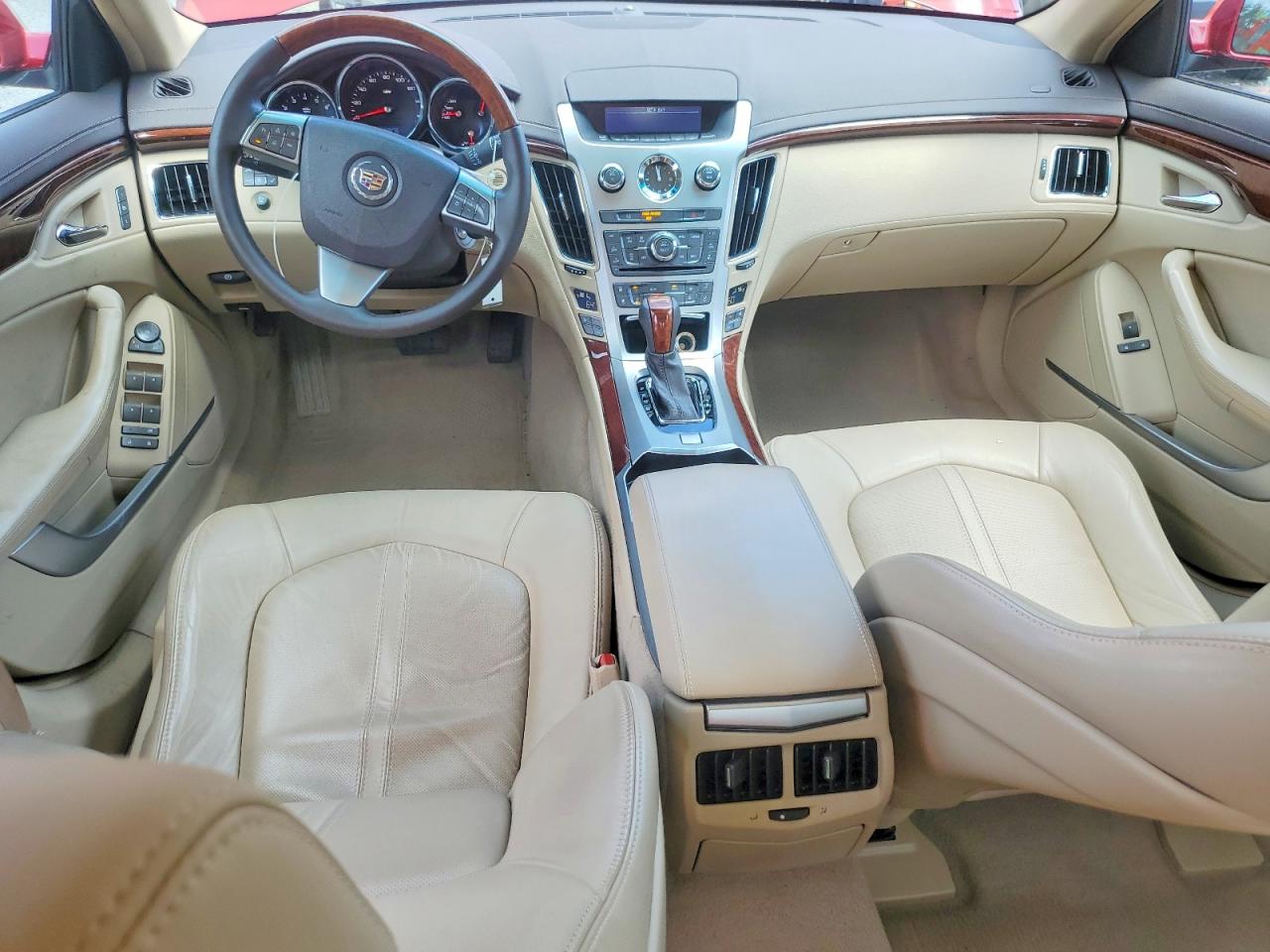 2009 Cadillac Cts Hi Feature V6 Red vin: 1G6DU57V290143116