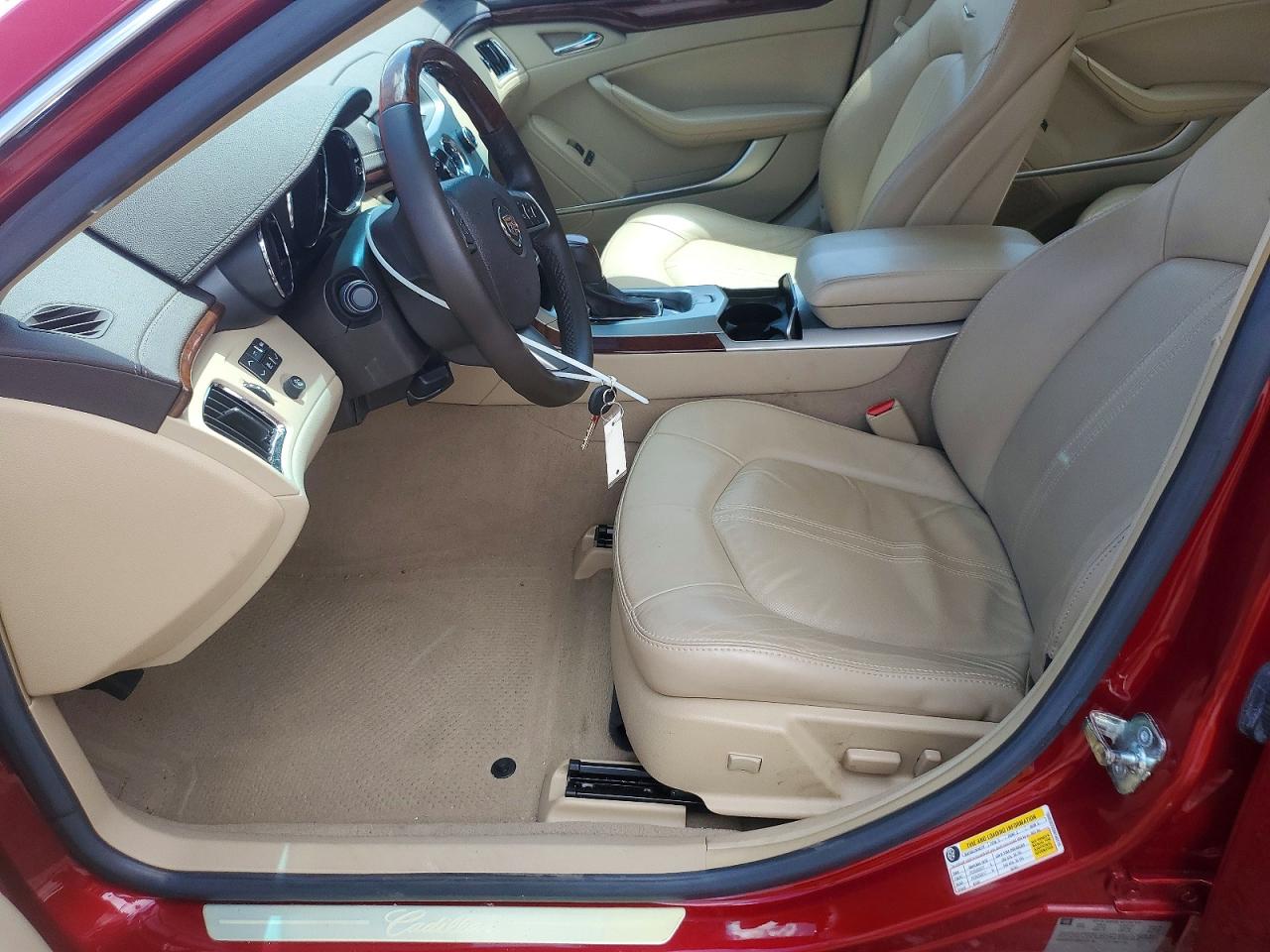 2009 Cadillac Cts Hi Feature V6 Red vin: 1G6DU57V290143116