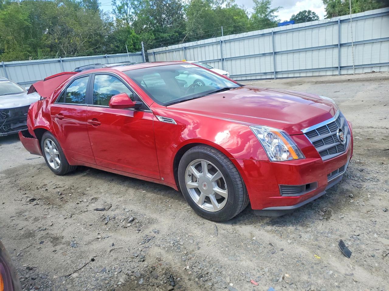 2009 Cadillac Cts Hi Feature V6 Red vin: 1G6DU57V290143116