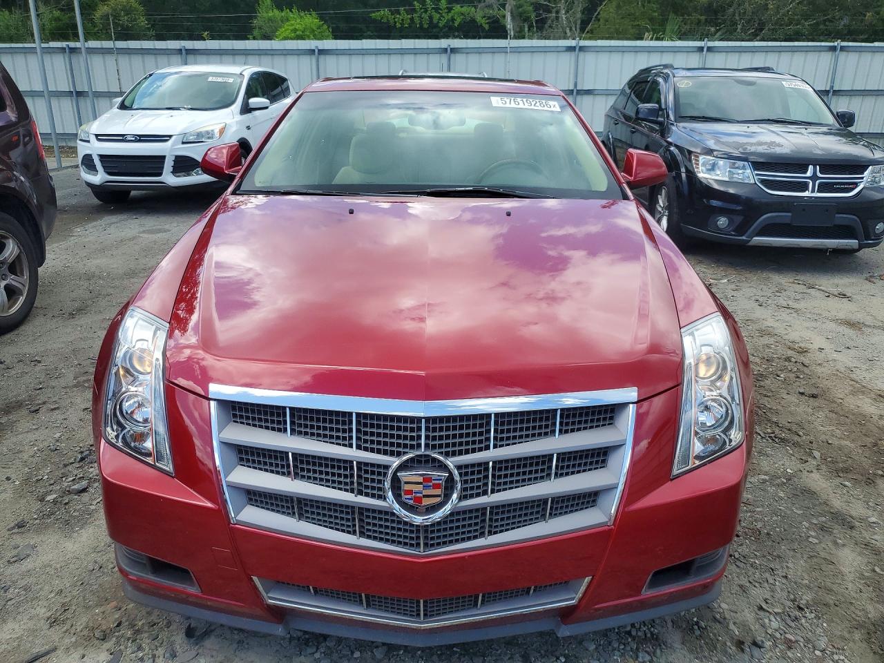 2009 Cadillac Cts Hi Feature V6 Red vin: 1G6DU57V290143116