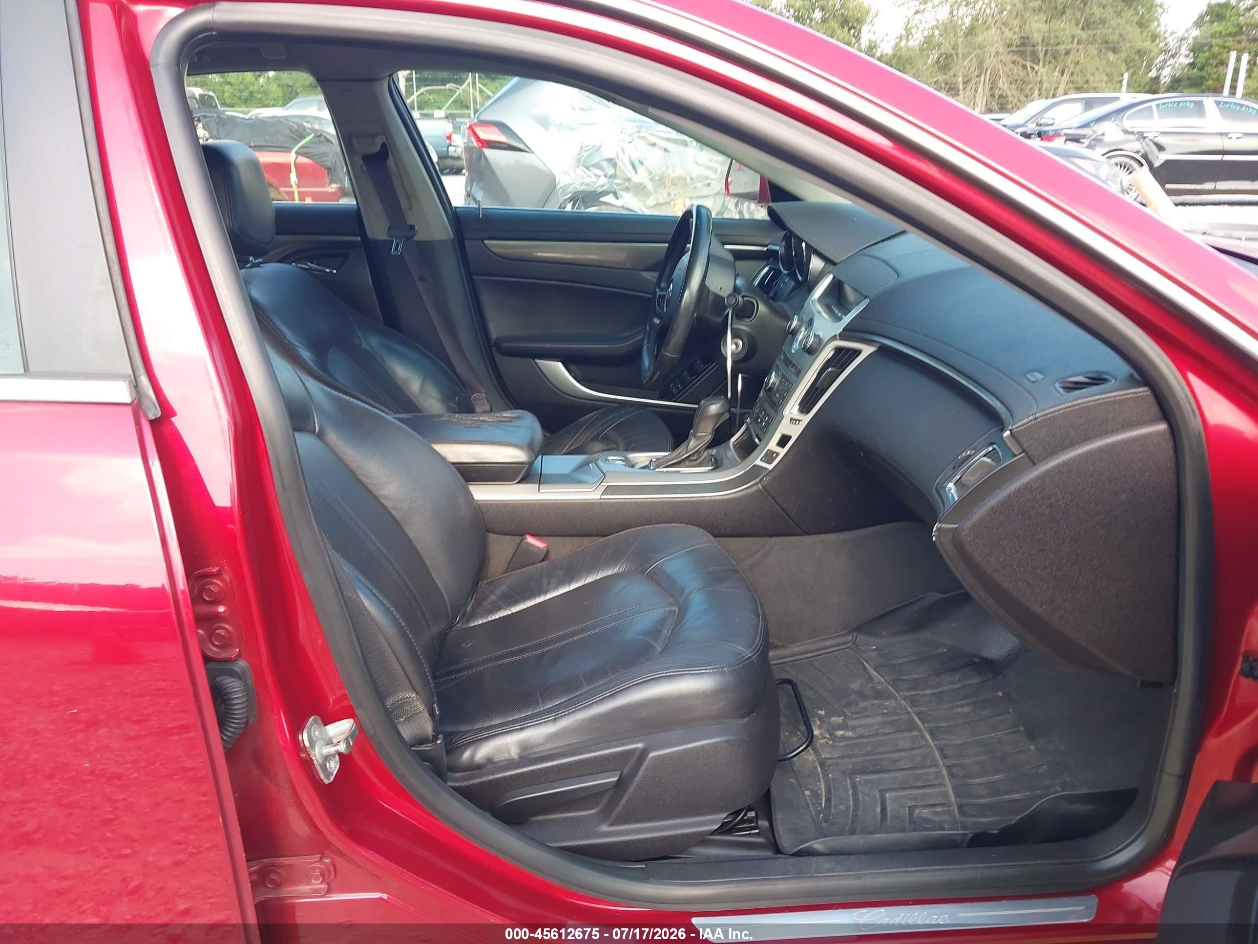 2009 Cadillac Cts Rwd W/1sb Red vin: 1G6DU57V290158361