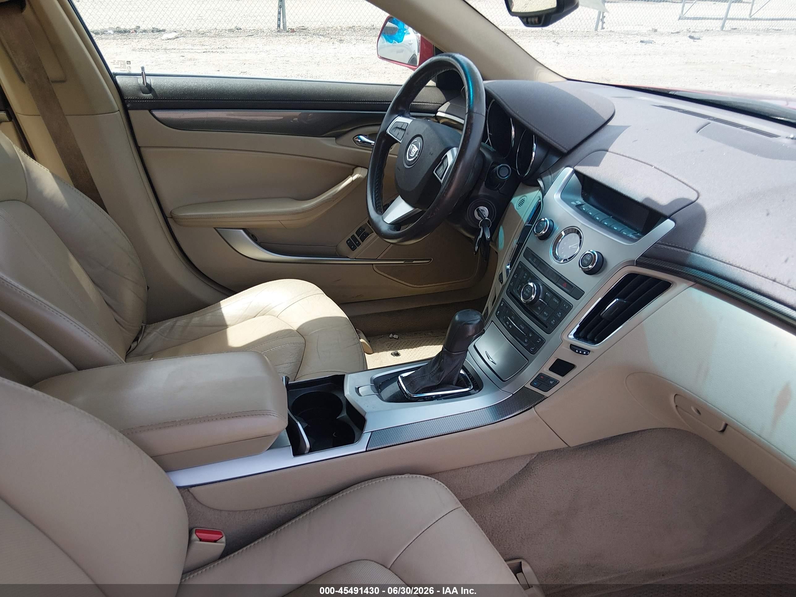 2009 Cadillac Cts Rwd W/1sb Красный vin: 1G6DU57V990154890