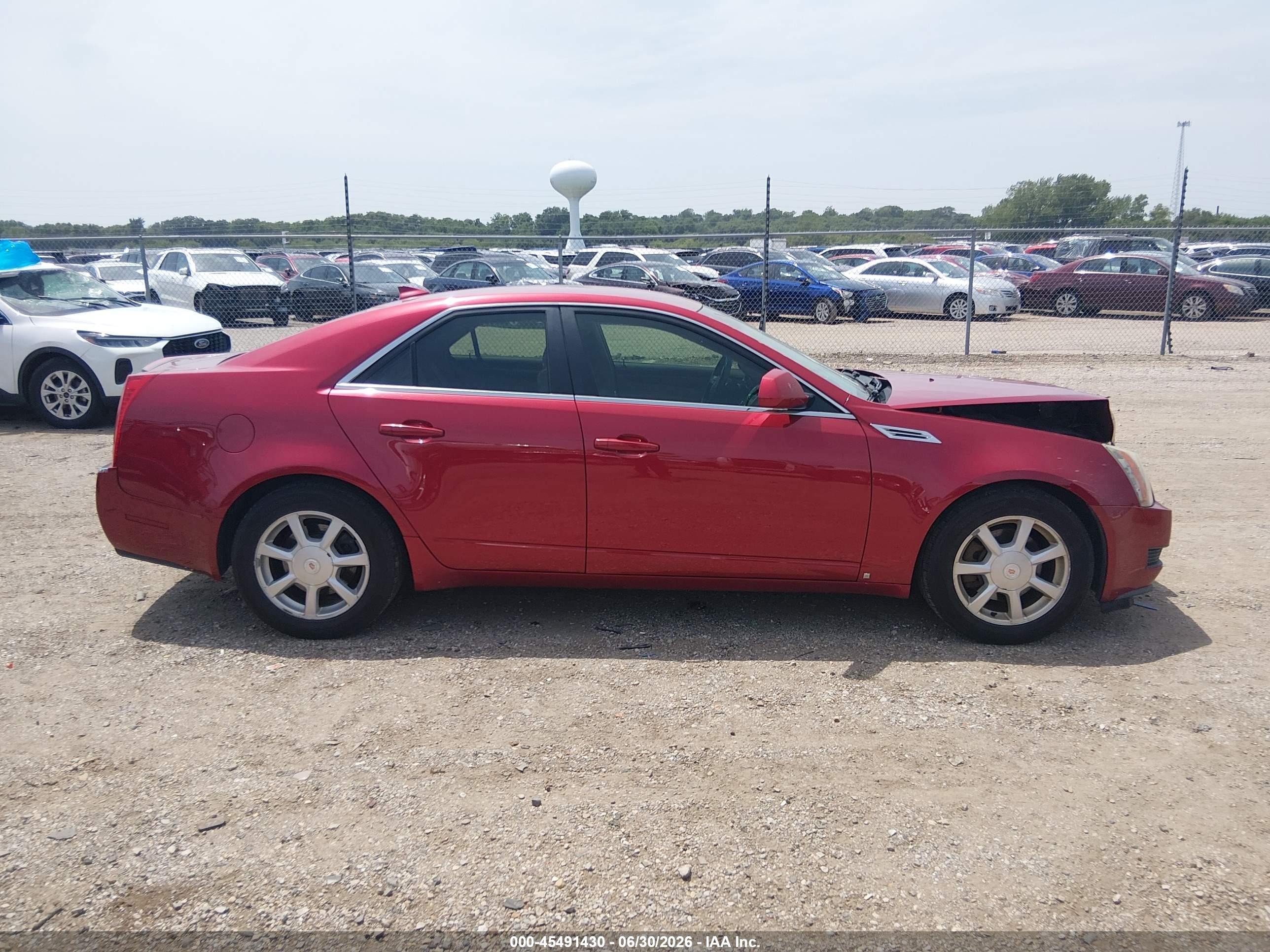 2009 Cadillac Cts Rwd W/1sb Красный vin: 1G6DU57V990154890