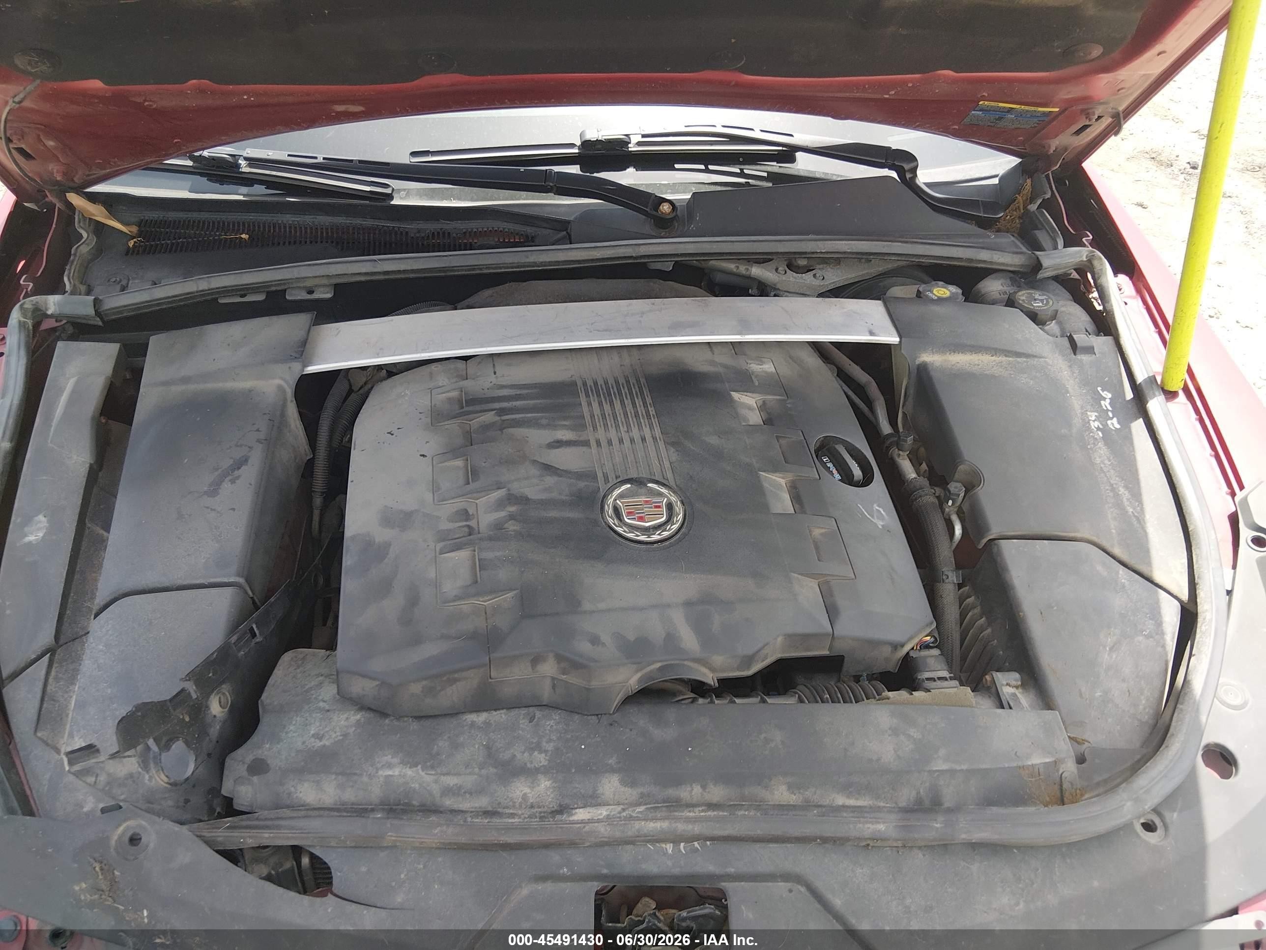 2009 Cadillac Cts Rwd W/1sb Красный vin: 1G6DU57V990154890
