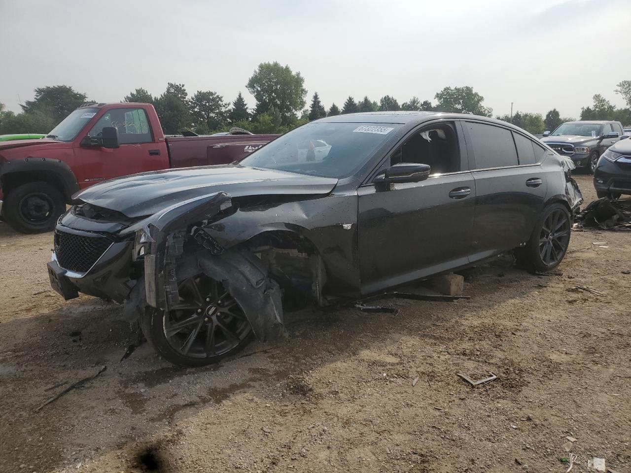 2025 Cadillac Ct5 Sport Black vin: 1G6DU5RKXS0106713