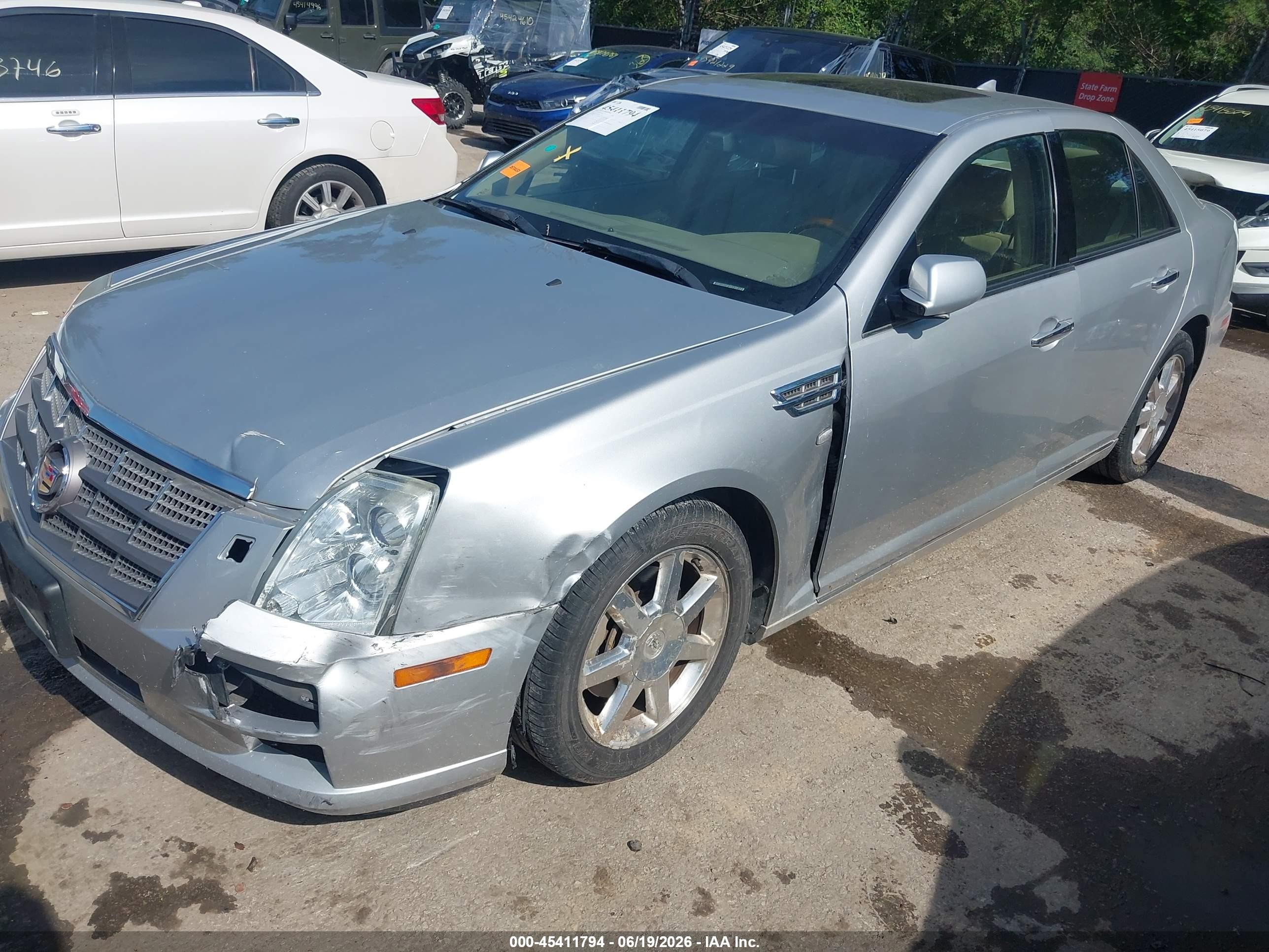 2010 Cadillac Sts Rwd W/1se Silver vin: 1G6DU6EA3A0138033