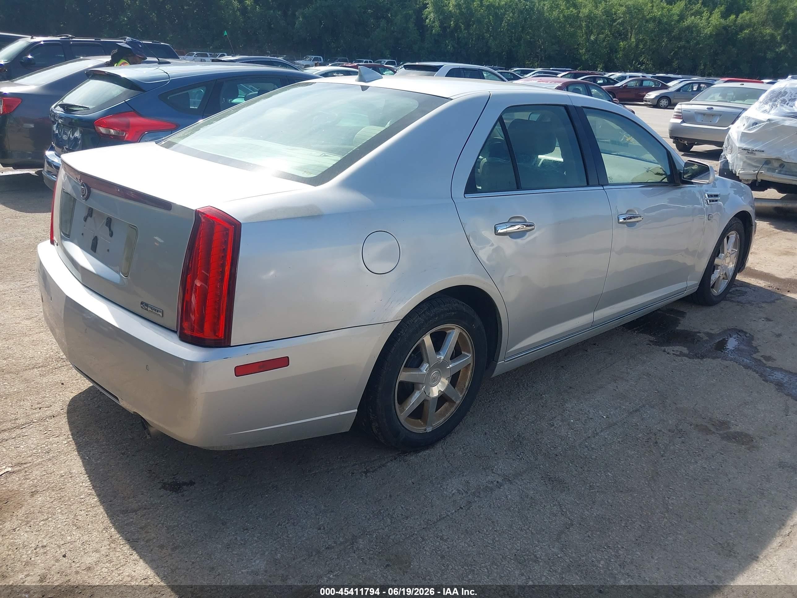 2010 Cadillac Sts Rwd W/1se Silver vin: 1G6DU6EA3A0138033