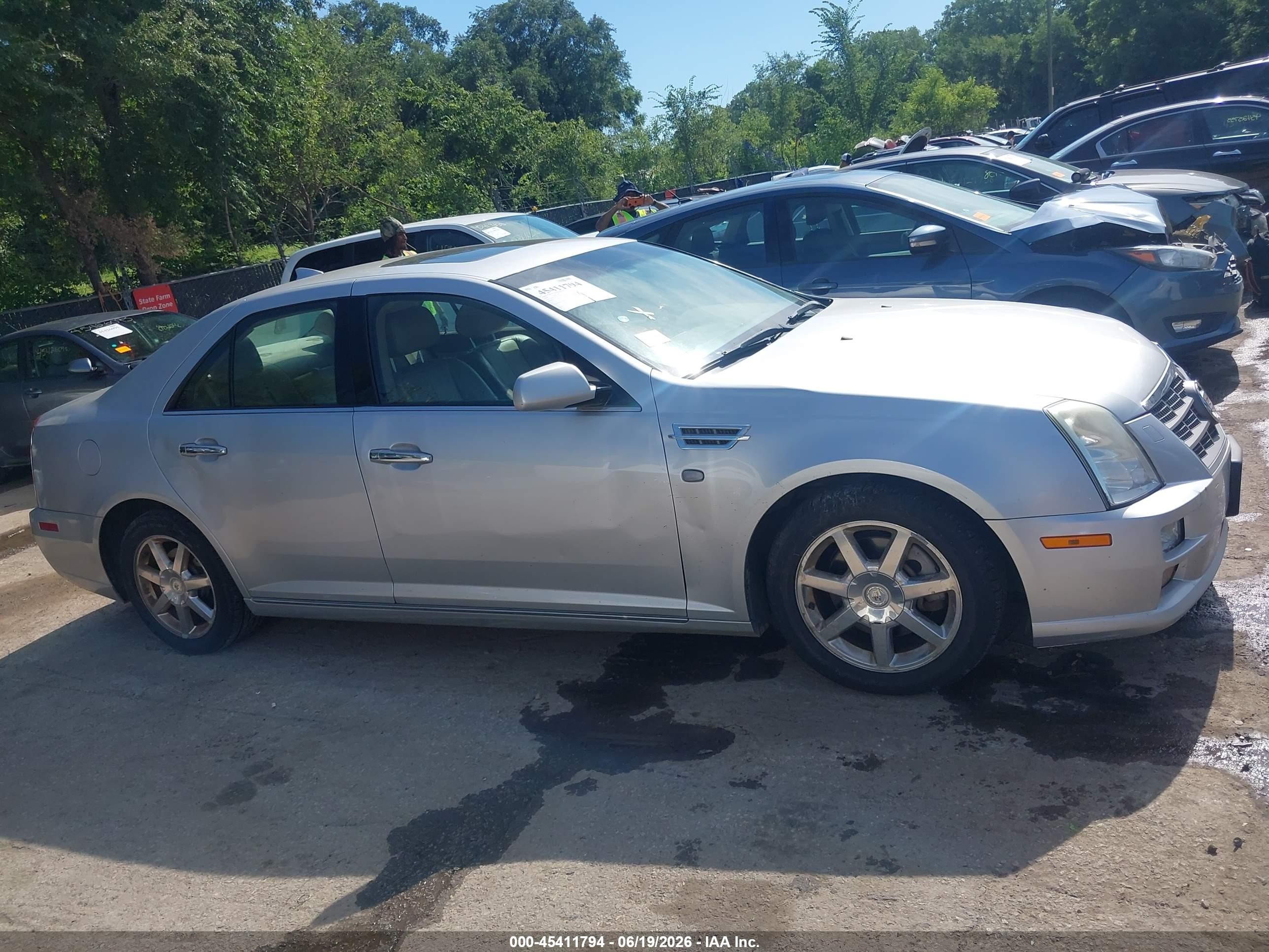 2010 Cadillac Sts Rwd W/1se Silver vin: 1G6DU6EA3A0138033