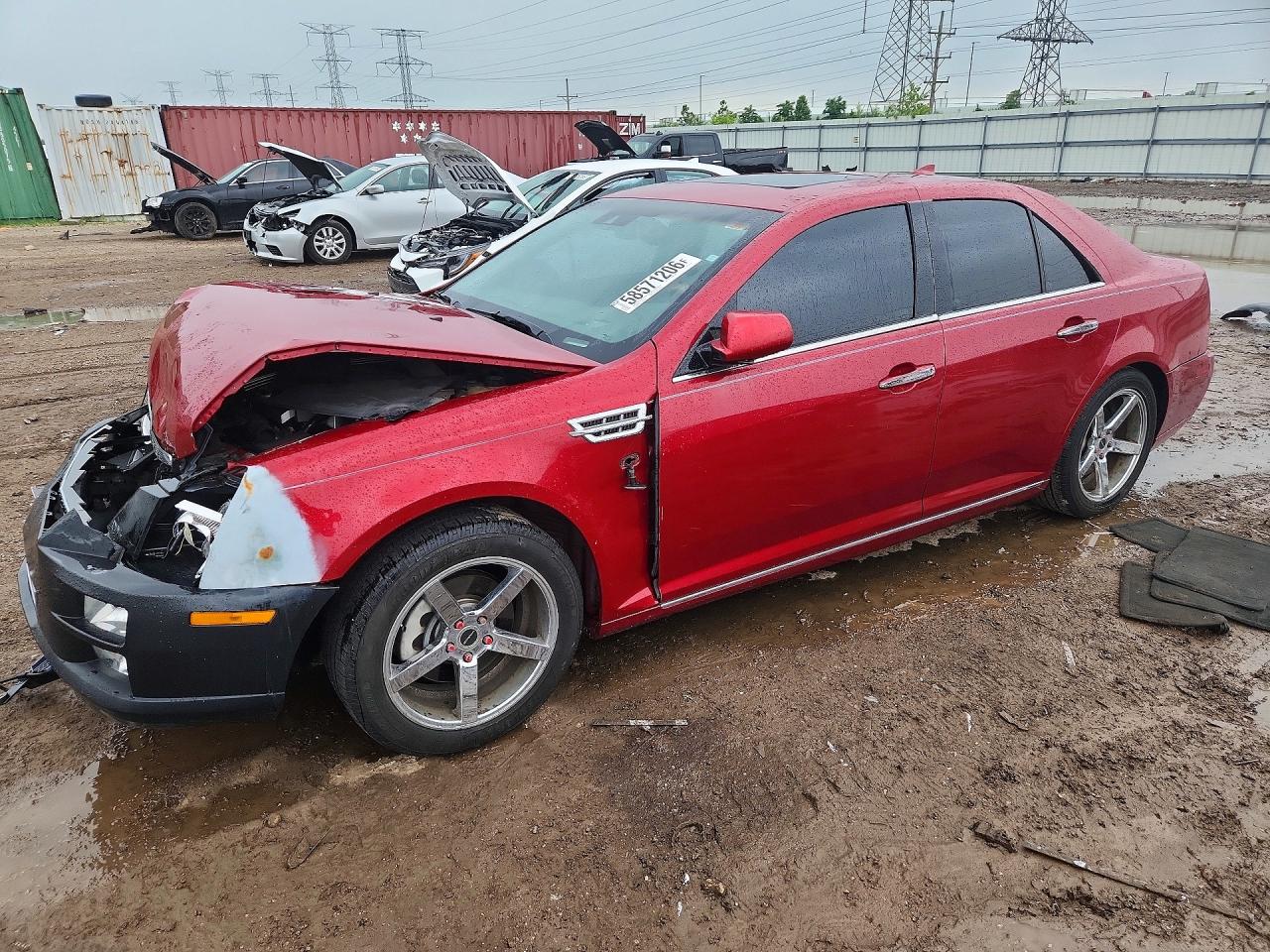 2010 Cadillac Sts Red vin: 1G6DU6EA3A0143507