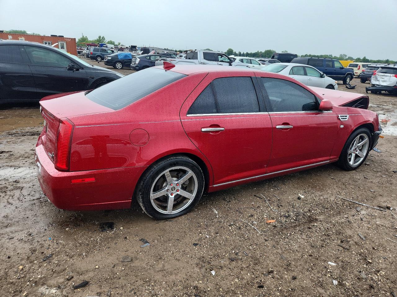 2010 Cadillac Sts Red vin: 1G6DU6EA3A0143507
