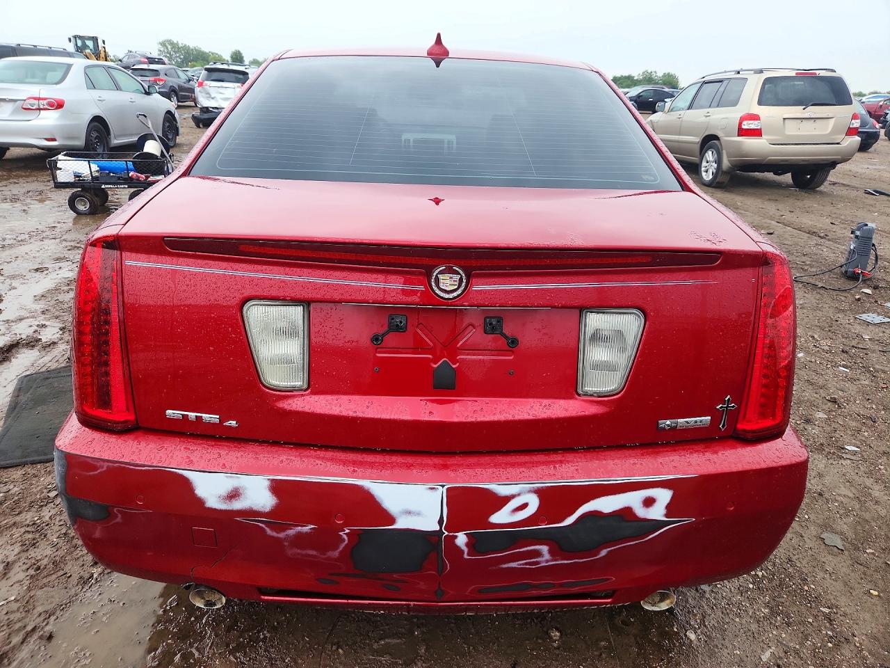 2010 Cadillac Sts Red vin: 1G6DU6EA3A0143507