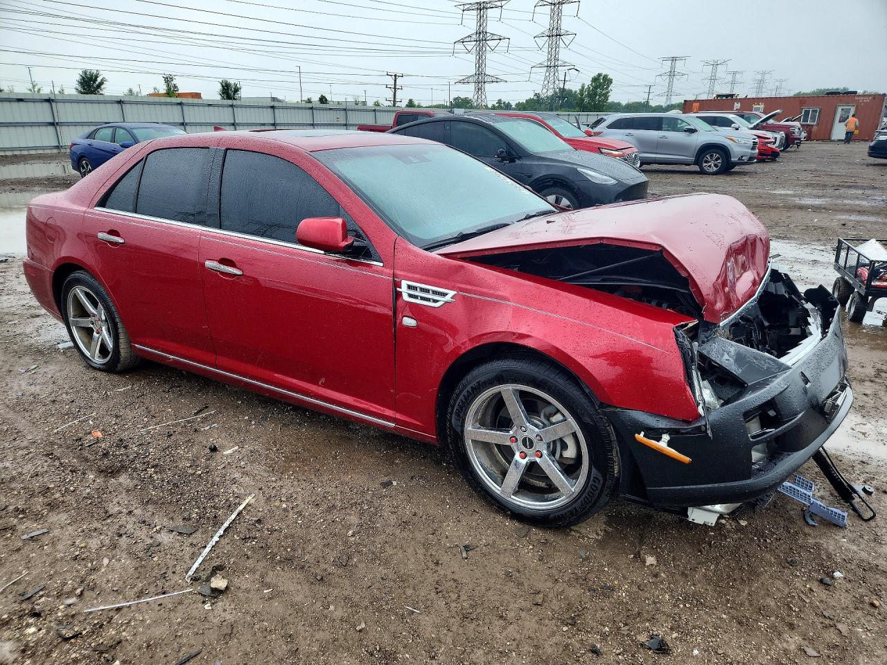 2010 Cadillac Sts Red vin: 1G6DU6EA3A0143507