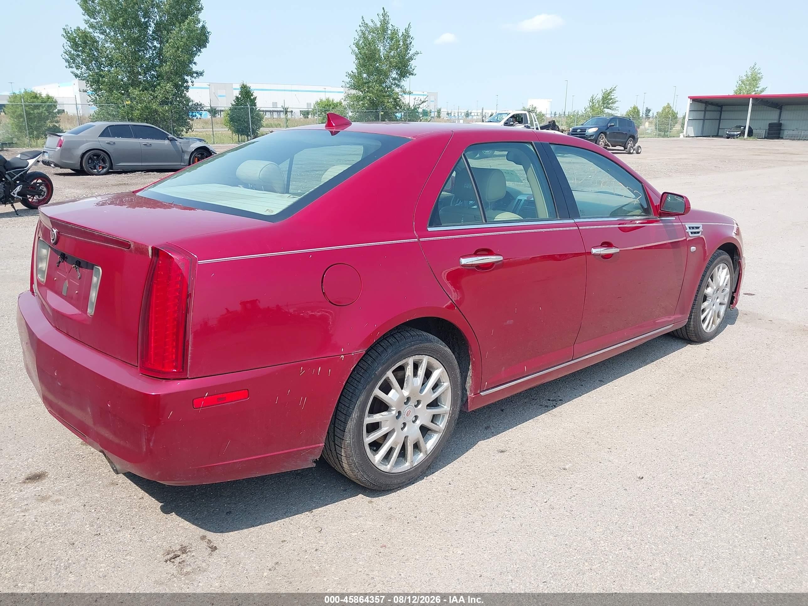 2010 Cadillac Sts Luxury Package Red vin: 1G6DU6EV1A0122867